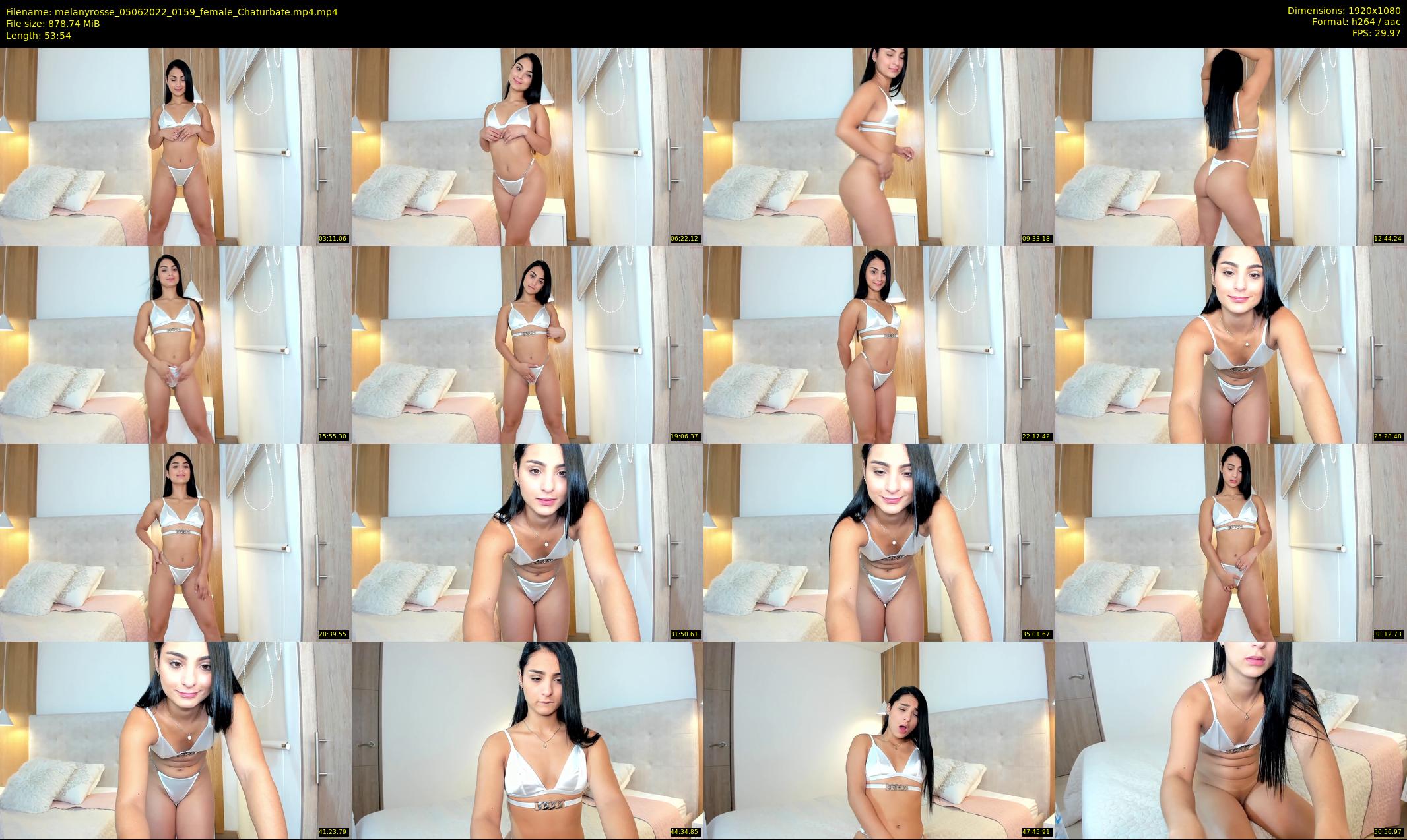 melanyrosse — 54 minute Chaturbate female cam show recording, 1080p, Jun 5, 2022