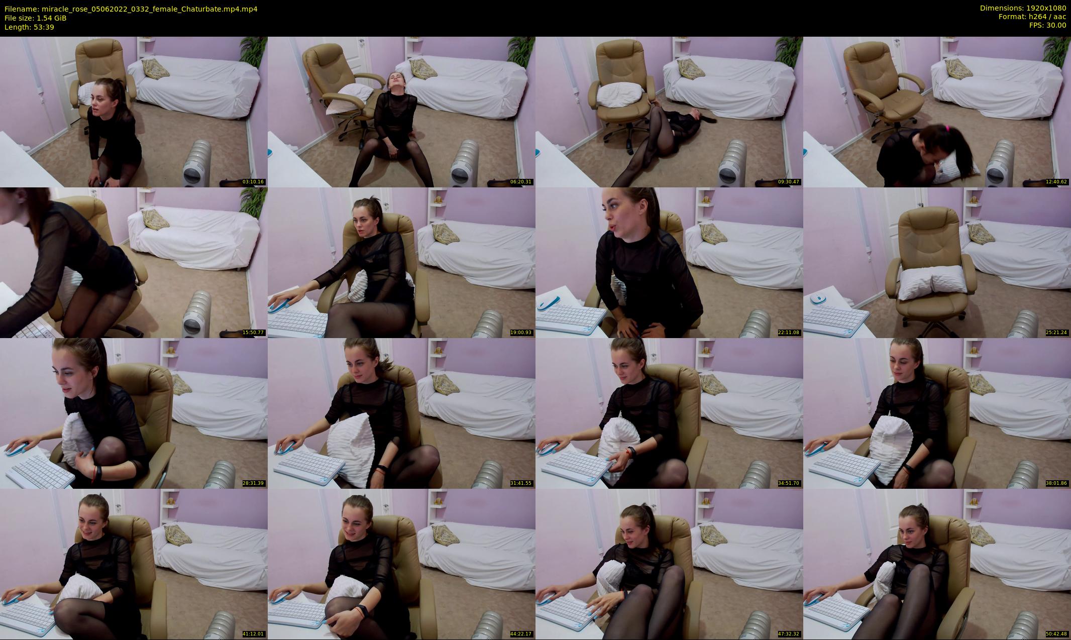 miracle_rose — 54 minute Chaturbate female cam show recording, 1080p, Jun 5, 2022