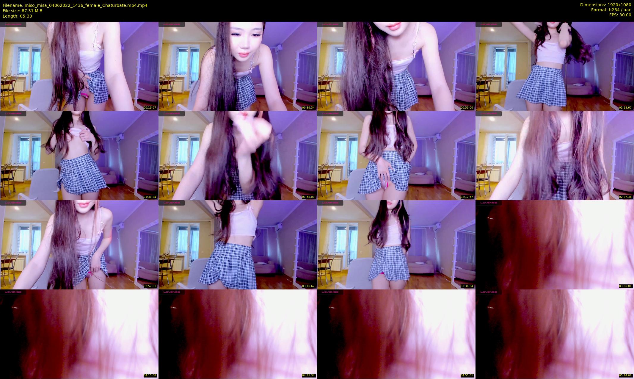miso_misa — 6 minute Chaturbate female cam show recording, 1080p, Jun 4, 2022