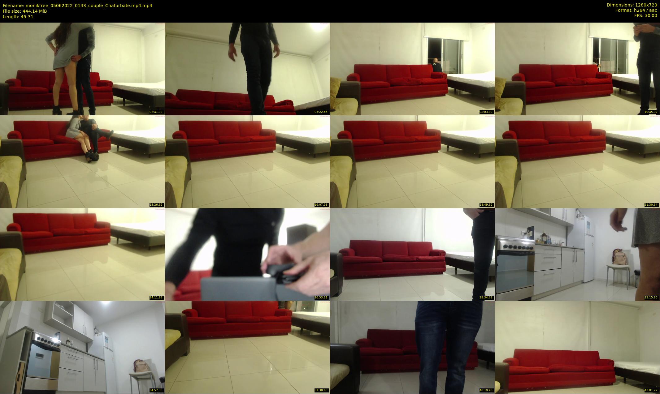 monikfree — 46 minute Chaturbate couple cam show recording, 720p, Jun 5, 2022