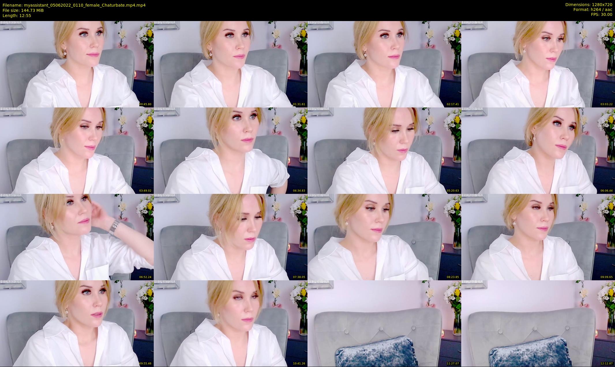 myassistant — 13 minute Chaturbate female cam show recording, 720p, Jun 5, 2022