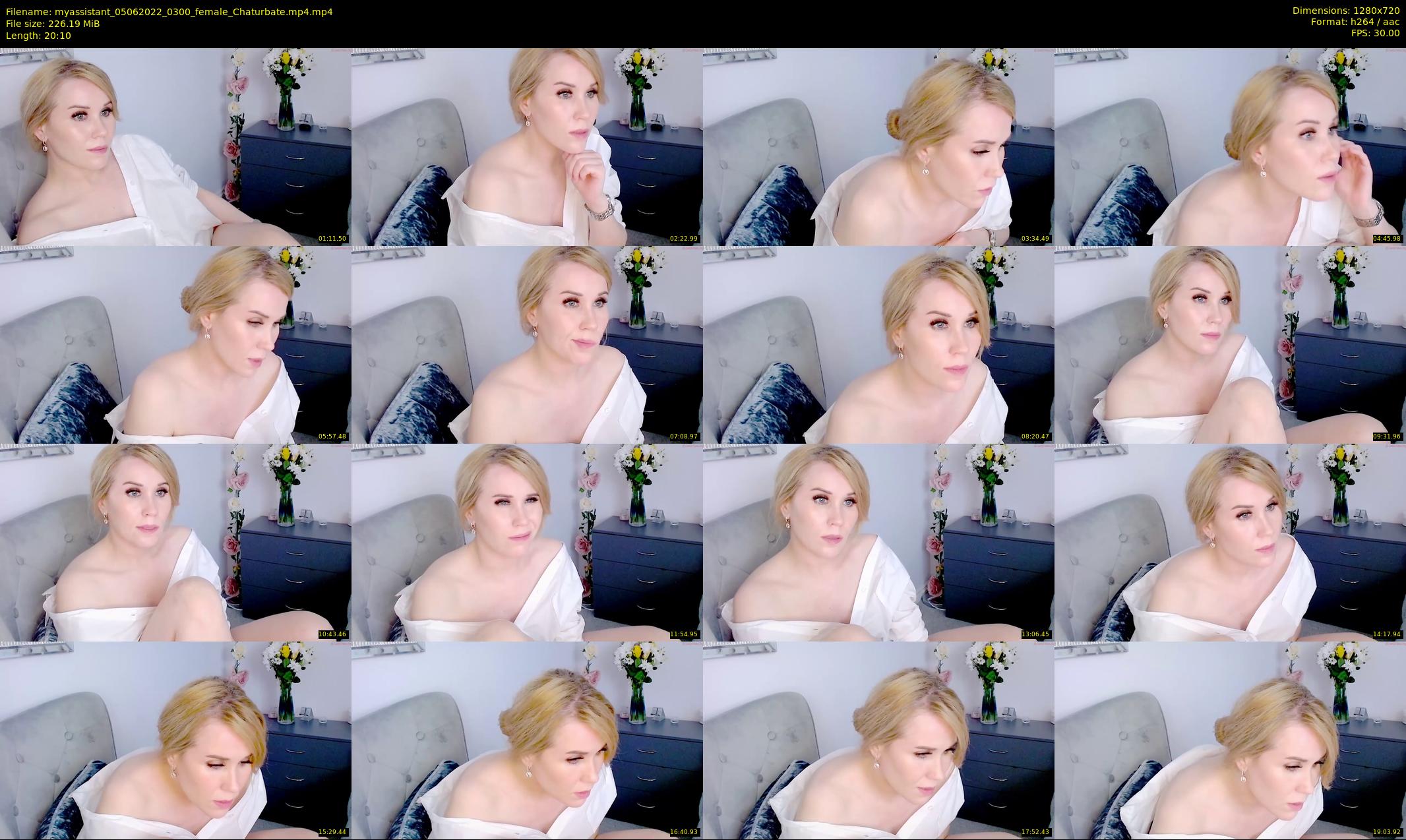 myassistant — 21 minute Chaturbate female cam show recording, 720p, Jun 5, 2022