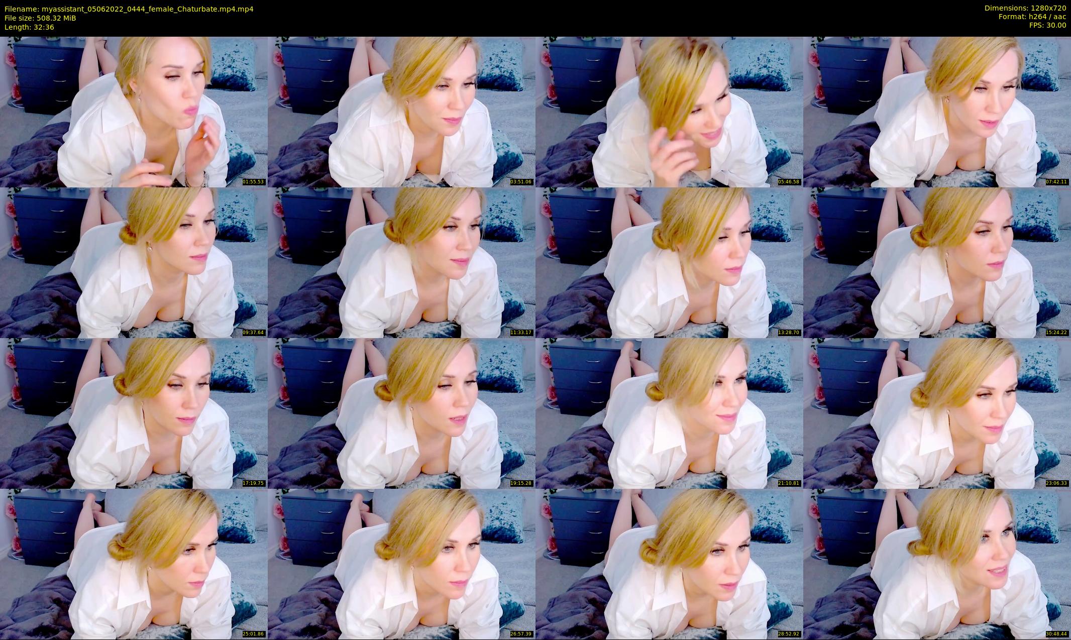 myassistant — 33 minute Chaturbate female cam show recording, 720p, Jun 5, 2022