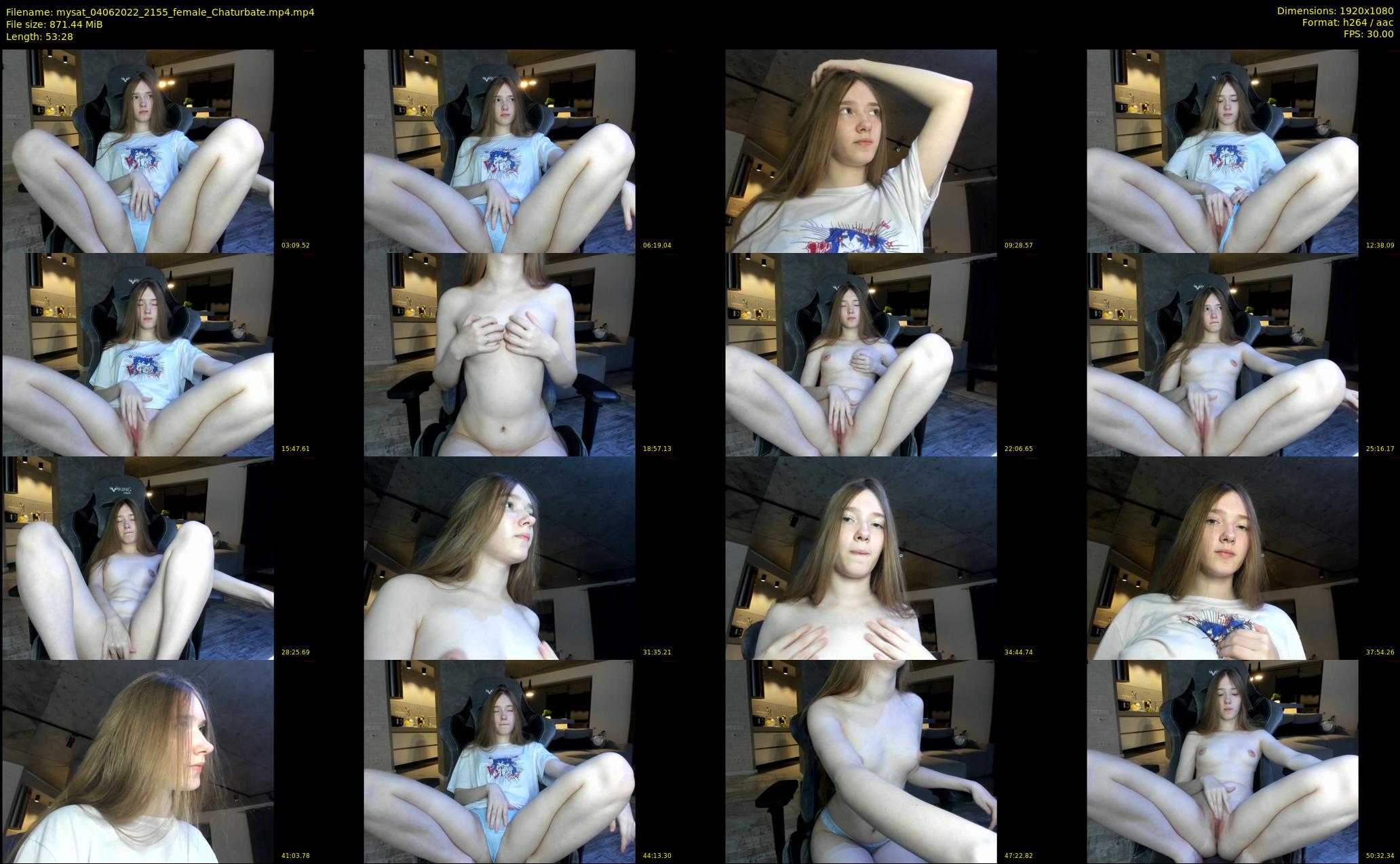 mysat — 54 minute Chaturbate female cam show recording, 1080p, Jun 4, 2022
