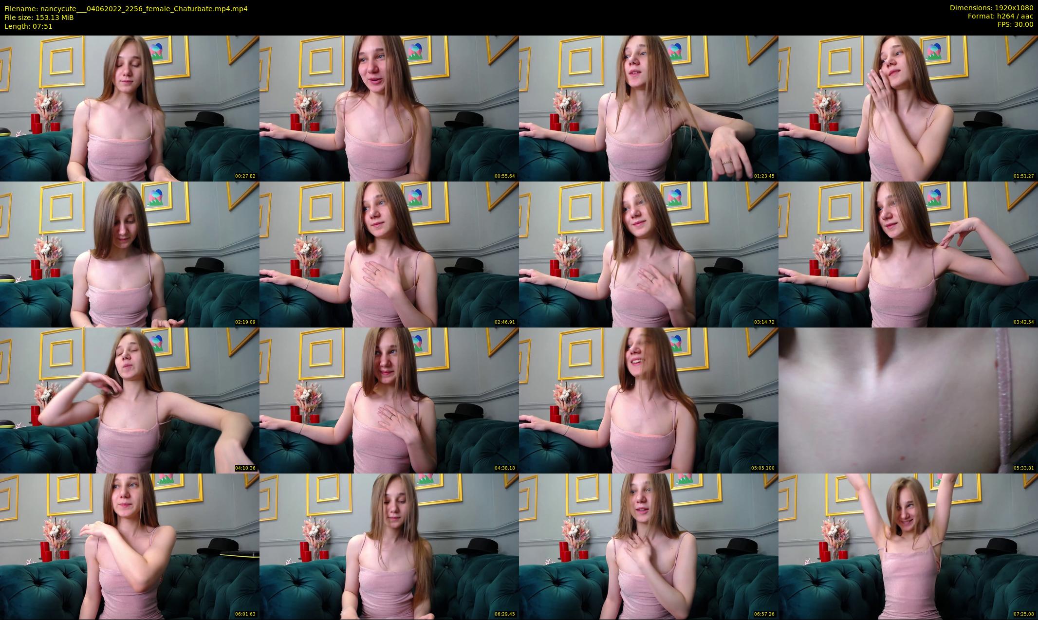 nancycute__ — 8 minute Chaturbate female cam show recording, 1080p, Jun 4, 2022
