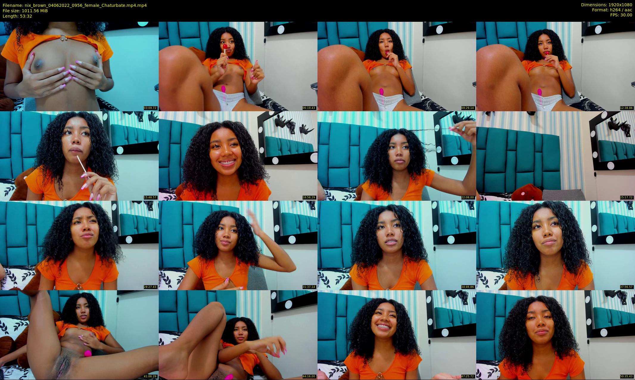 nix_brown — 54 minute Chaturbate female cam show recording, 1080p, Jun 4, 2022
