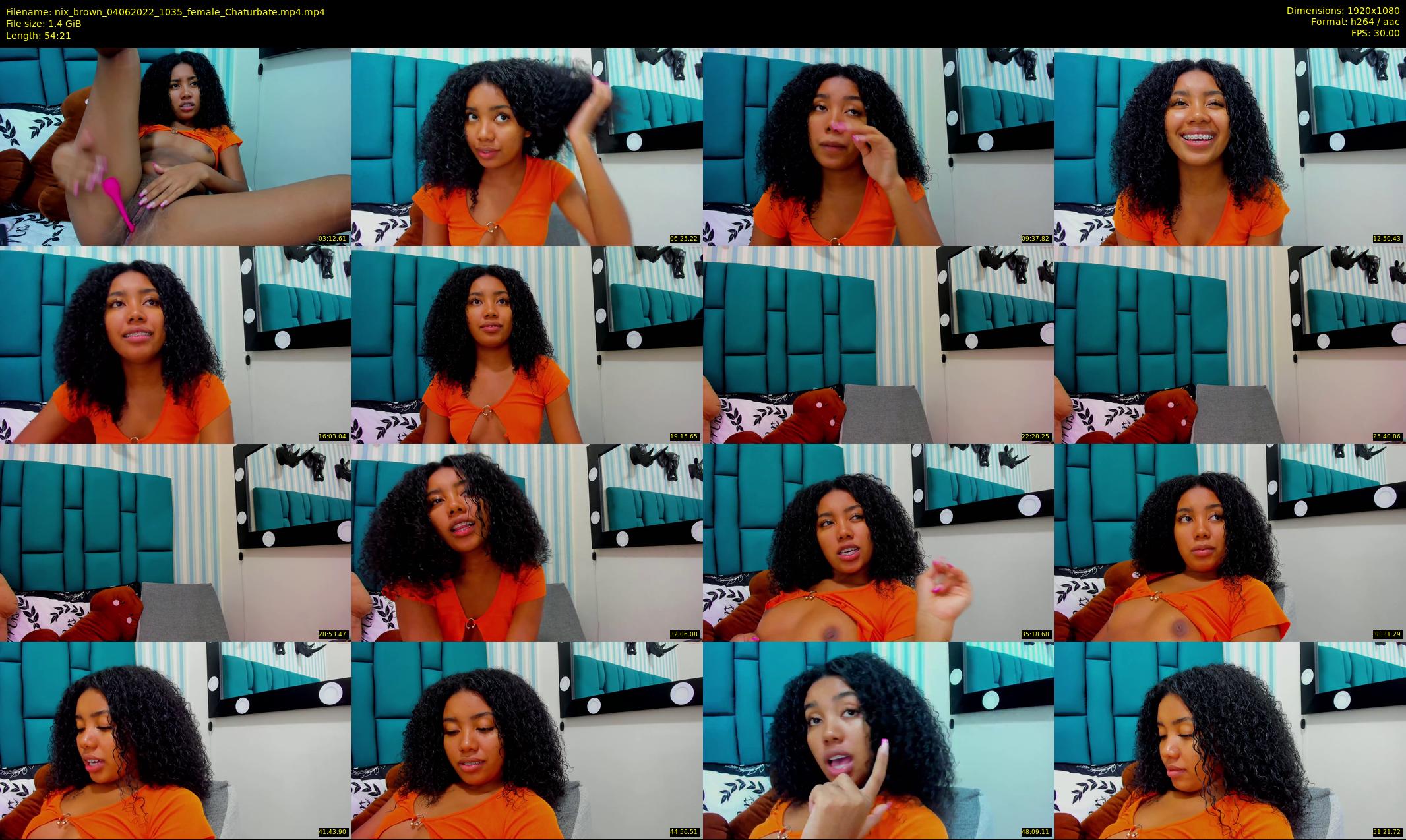 nix_brown — 55 minute Chaturbate female cam show recording, 1080p, Jun 4, 2022