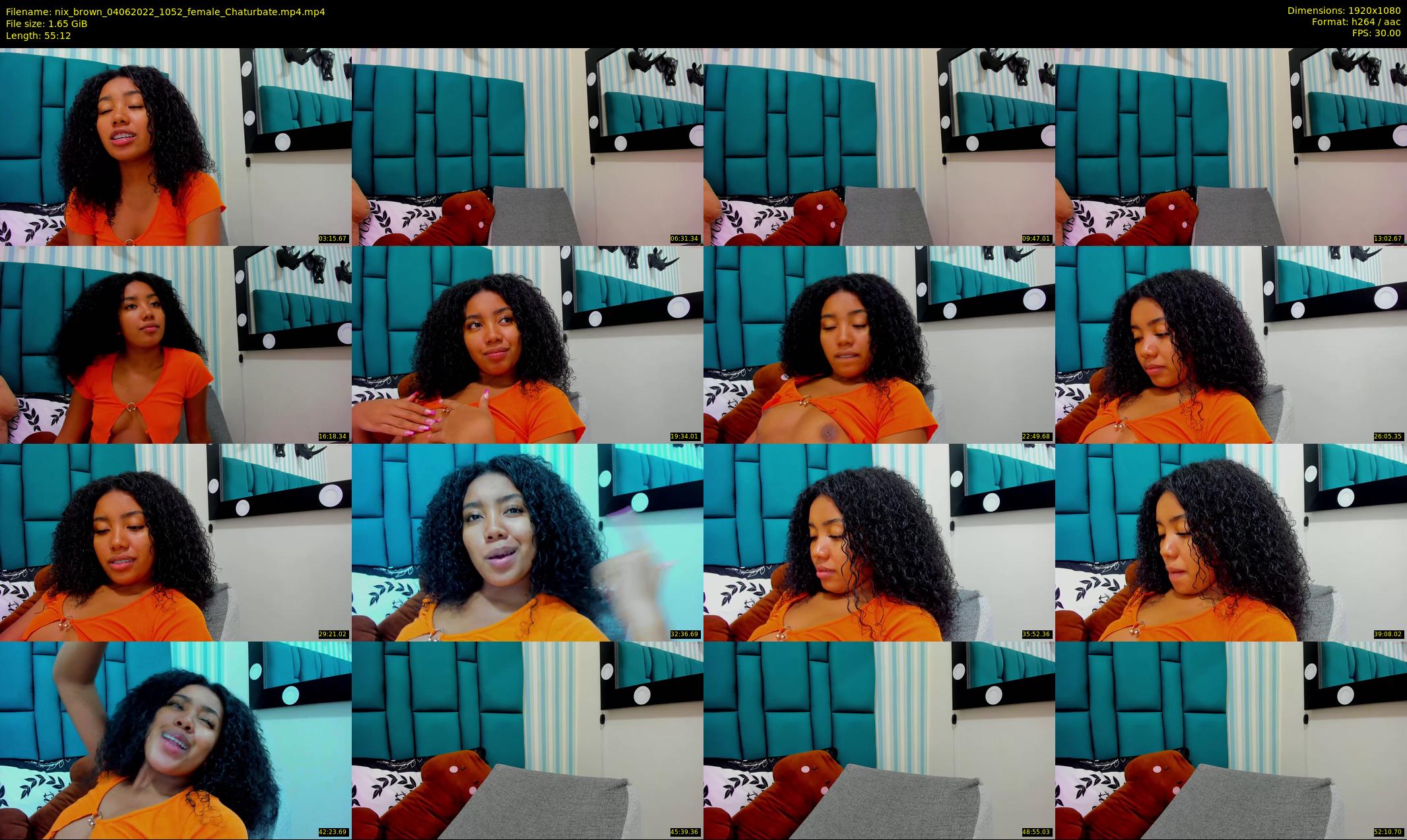 nix_brown — 56 minute Chaturbate female cam show recording, 1080p, Jun 4, 2022