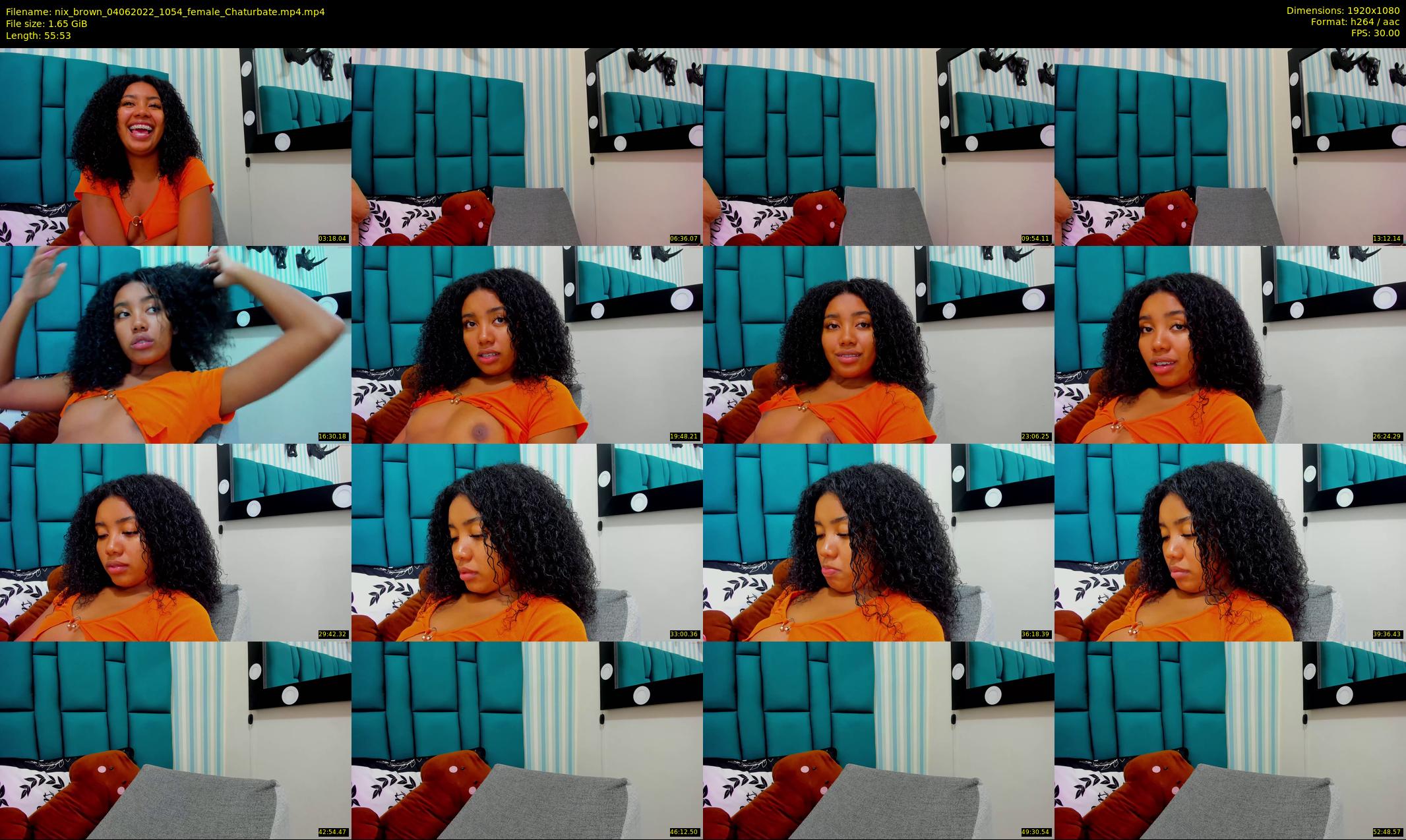 nix_brown — 56 minute Chaturbate female cam show recording, 1080p, Jun 4, 2022