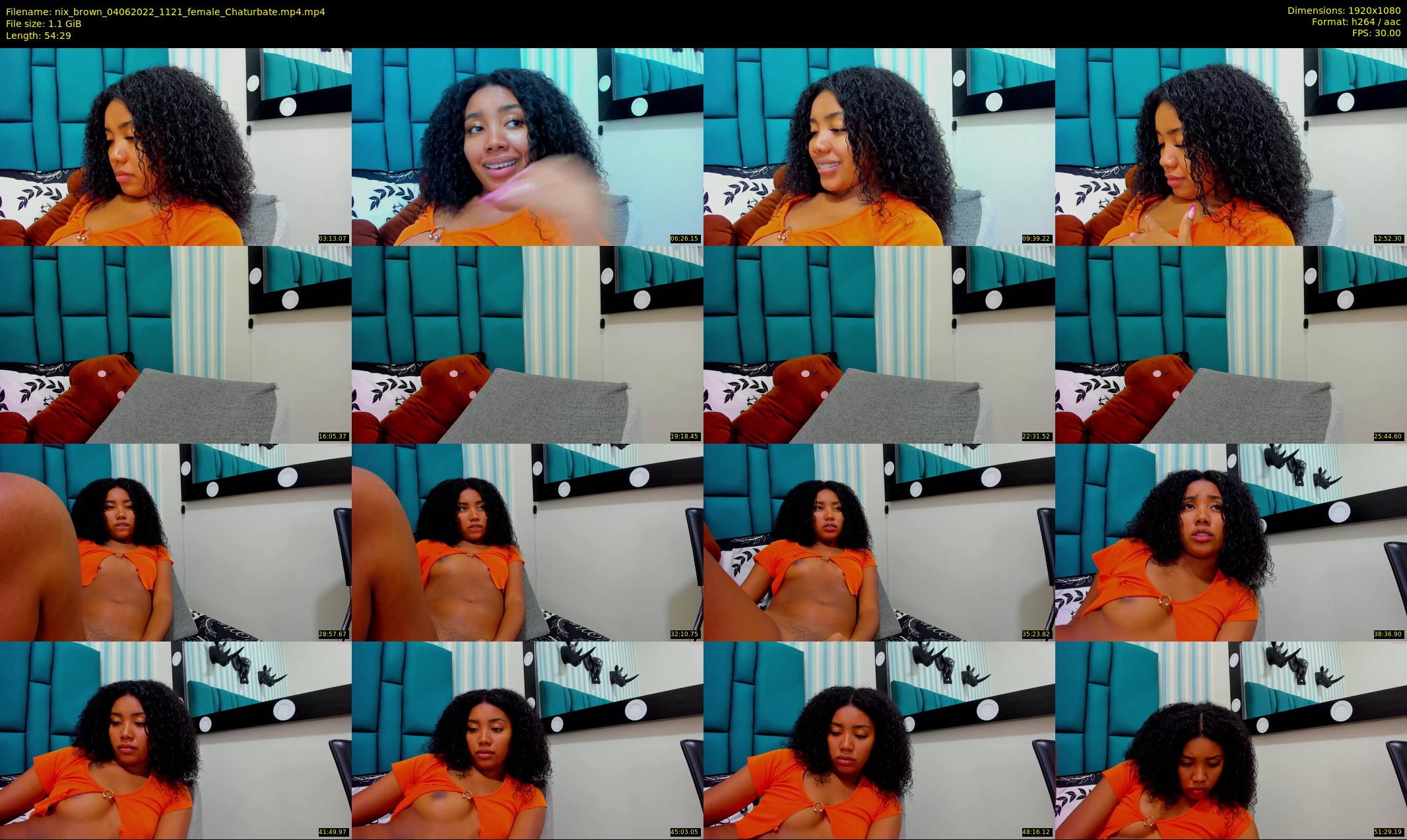 nix_brown — 55 minute Chaturbate female cam show recording, 1080p, Jun 4, 2022