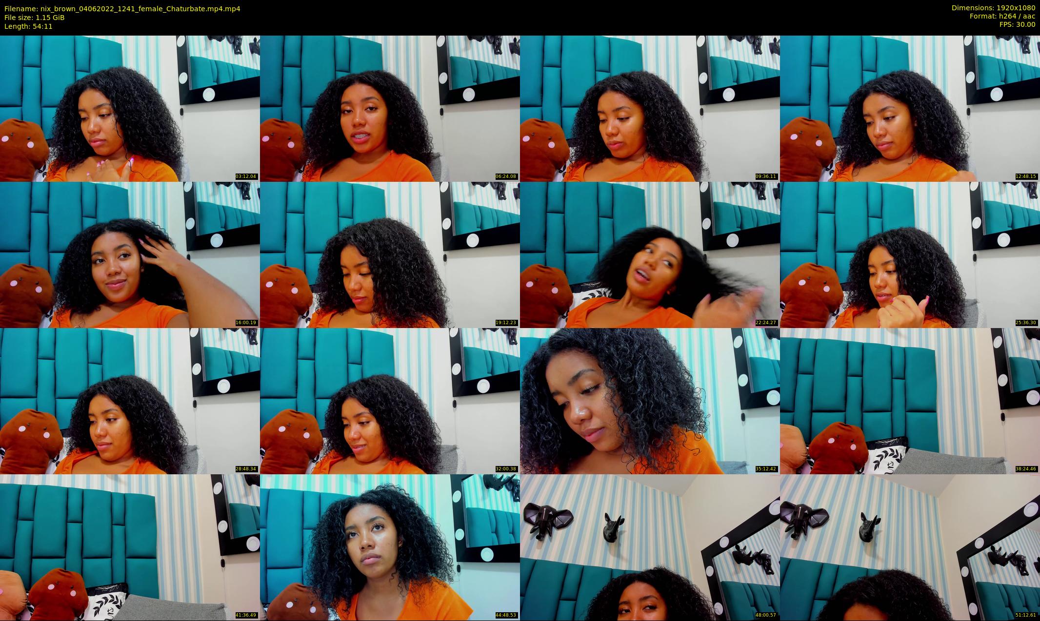 nix_brown — 55 minute Chaturbate female cam show recording, 1080p, Jun 4, 2022