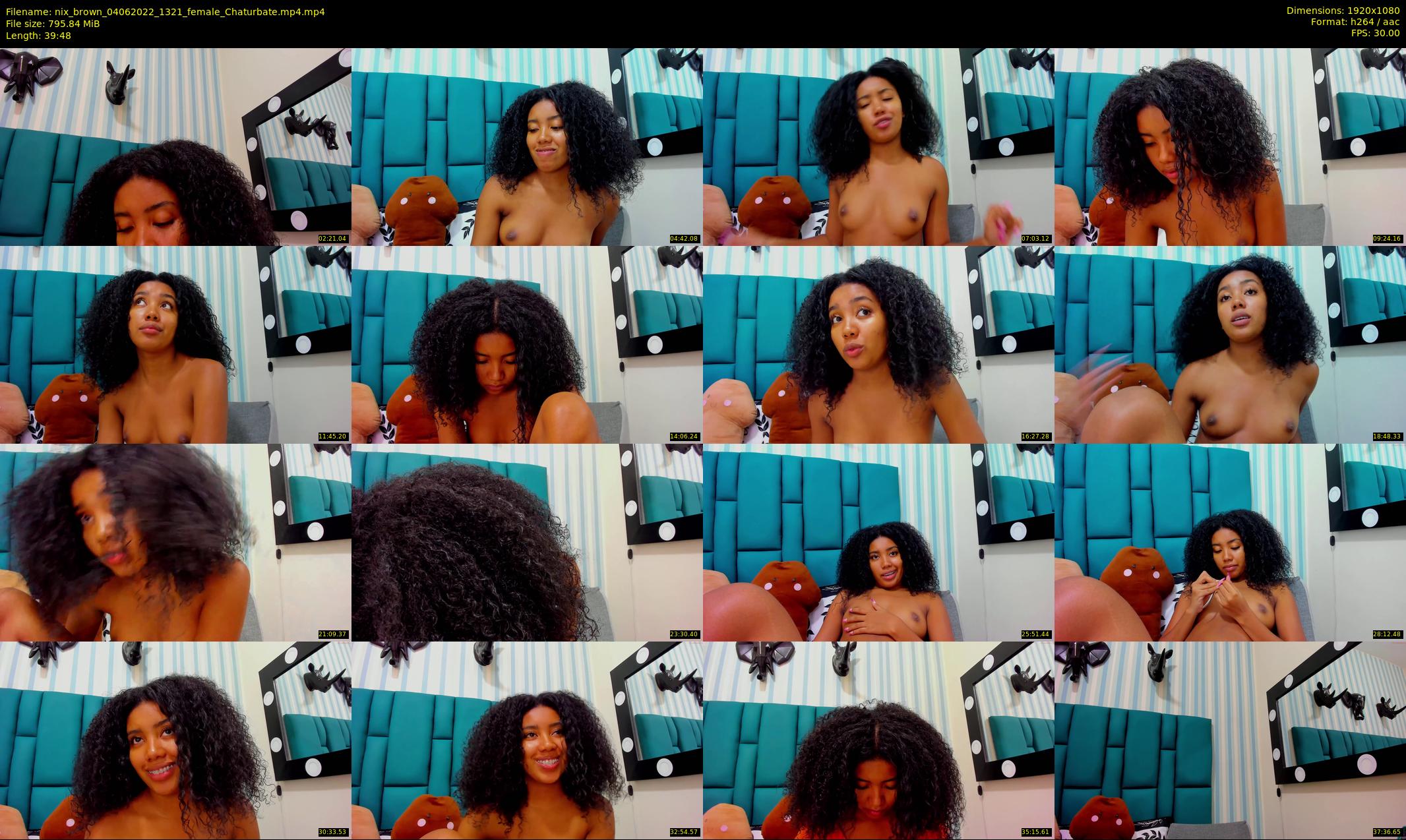 nix_brown — 40 minute Chaturbate female cam show recording, 1080p, Jun 4, 2022