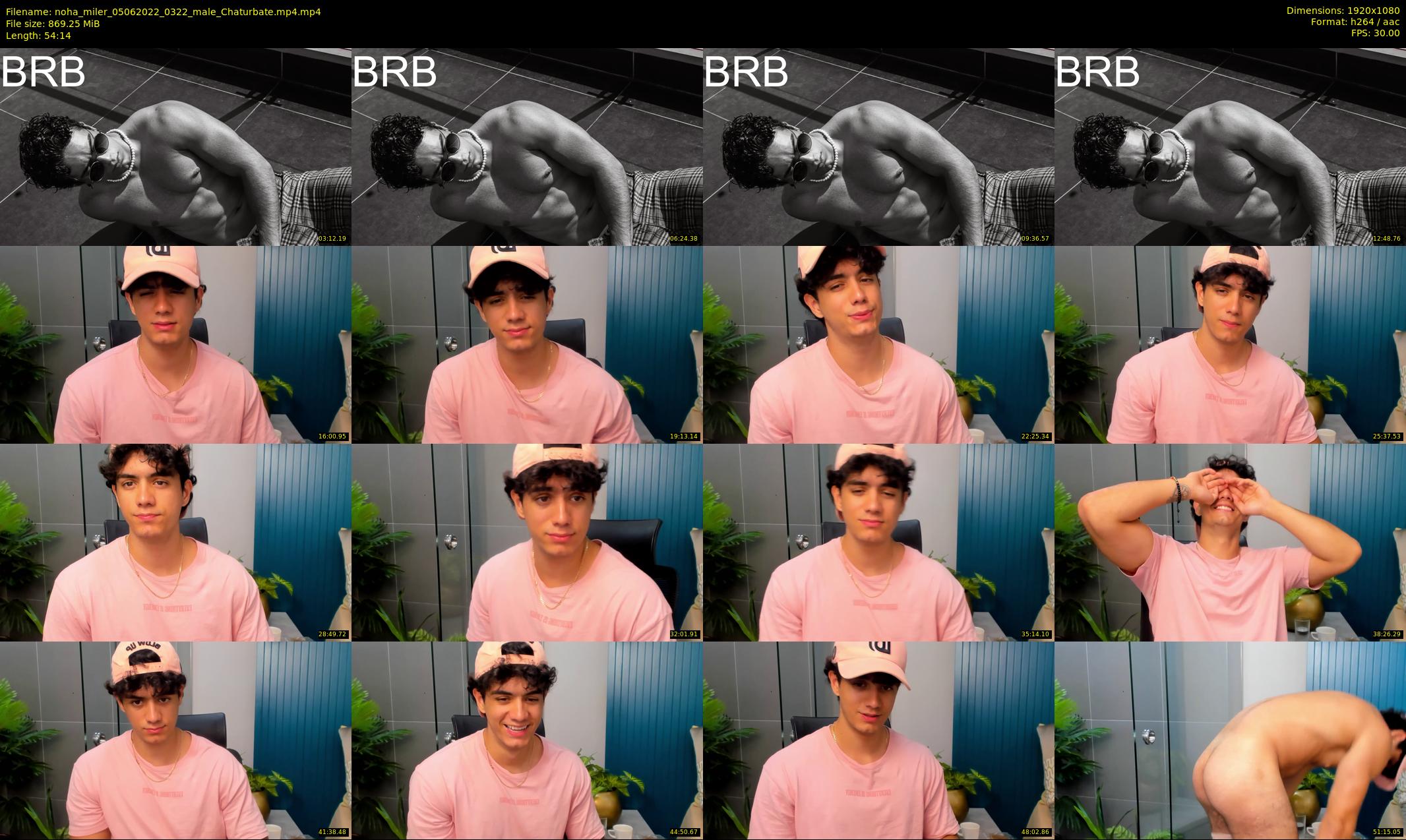noha_miler — 55 minute Chaturbate male cam show recording, 1080p, Jun 5, 2022