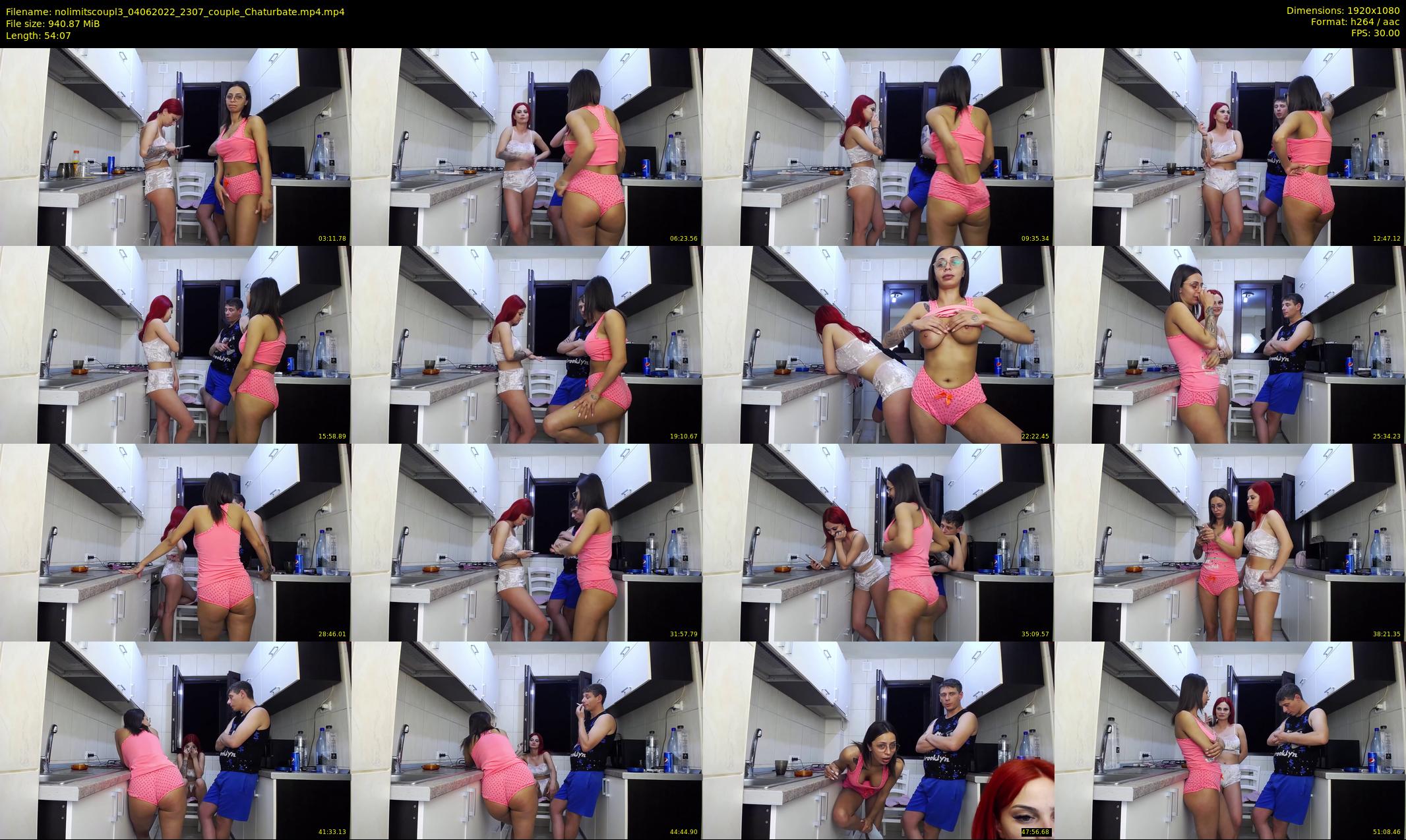 nolimitscoupl3 — 55 minute Chaturbate couple cam show recording, 1080p, Jun 4, 2022