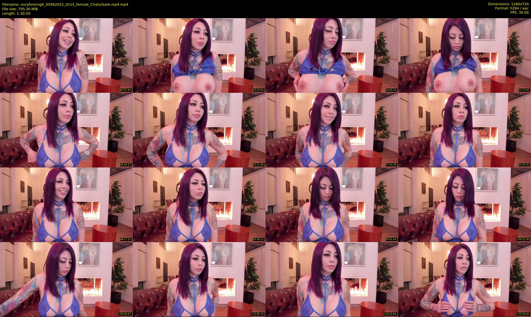 nuryforerogh — 91 minute Chaturbate female cam show recording, 720p, Jun 5, 2022