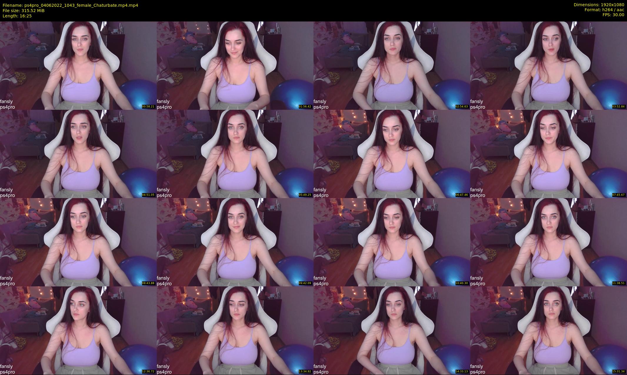 ps4pro — 17 minute Chaturbate female cam show recording, 1080p, Jun 4, 2022