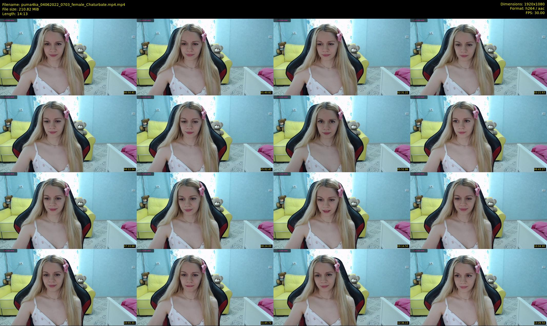 puma4ka — 15 minute Chaturbate female cam show recording, 1080p, Jun 4, 2022