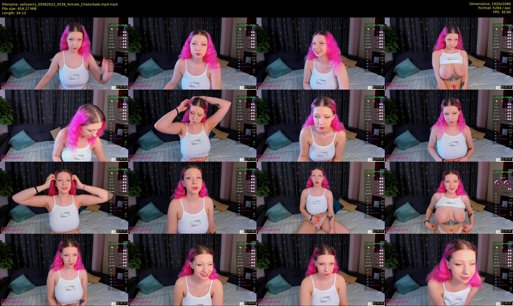 sallysarry — 35 minute Chaturbate couple cam show recording, 1080p, Jun 5, 2022