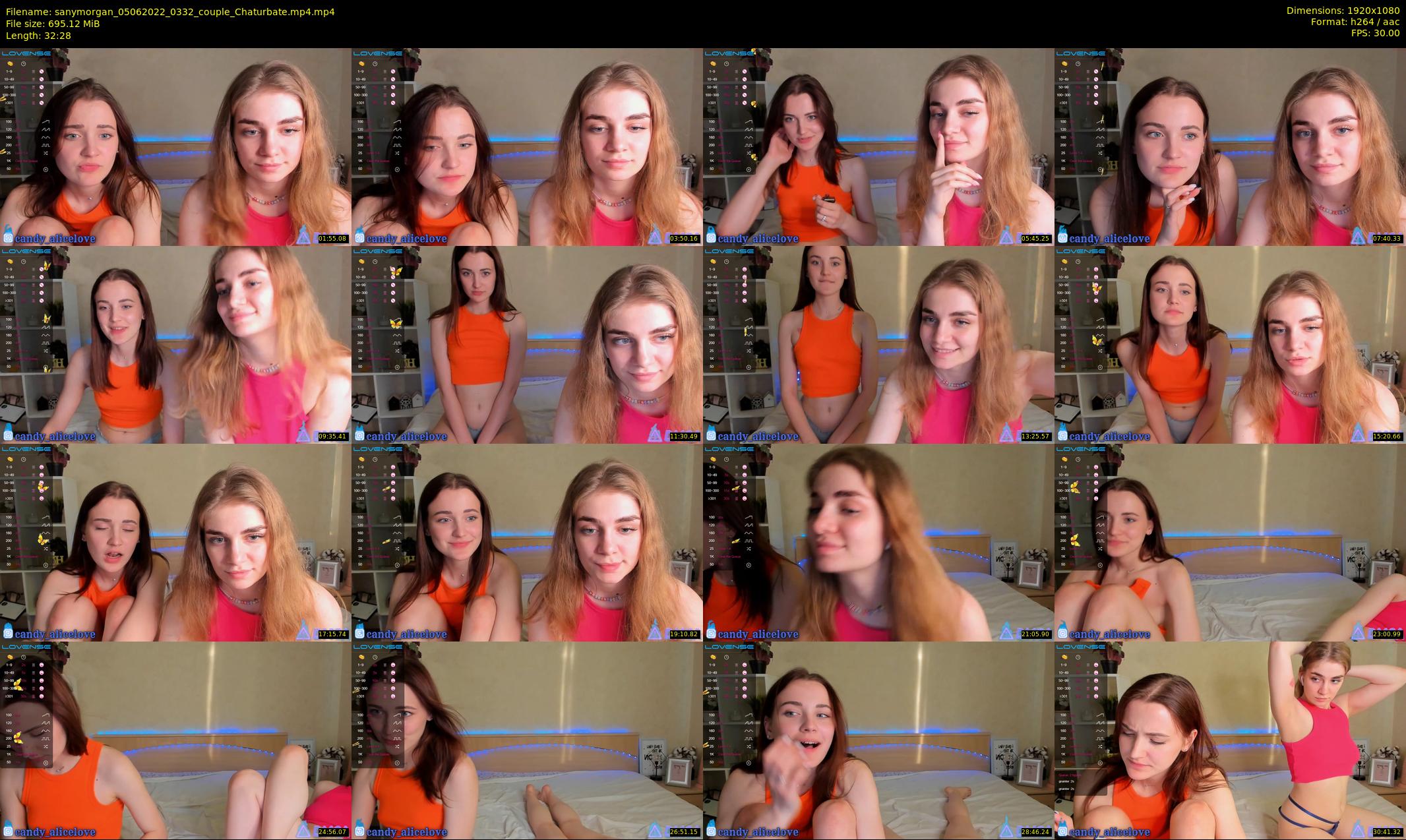 sanymorgan — 33 minute Chaturbate couple cam show recording, 1080p, Jun 5, 2022