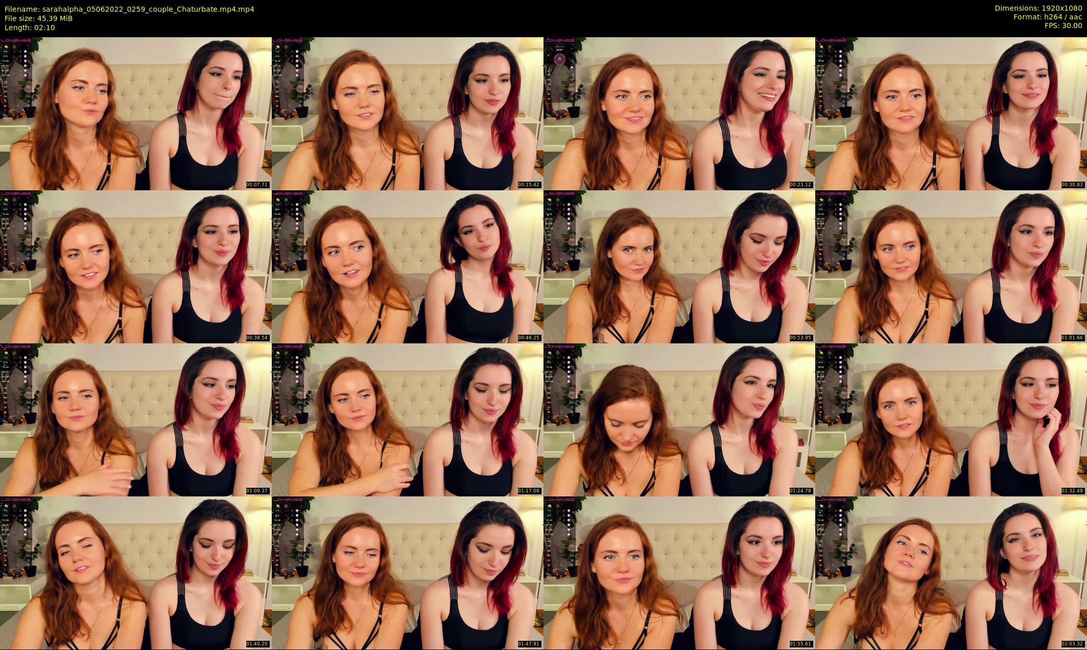 sarahalpha — 3 minute Chaturbate couple cam show recording, 1080p, Jun 5, 2022
