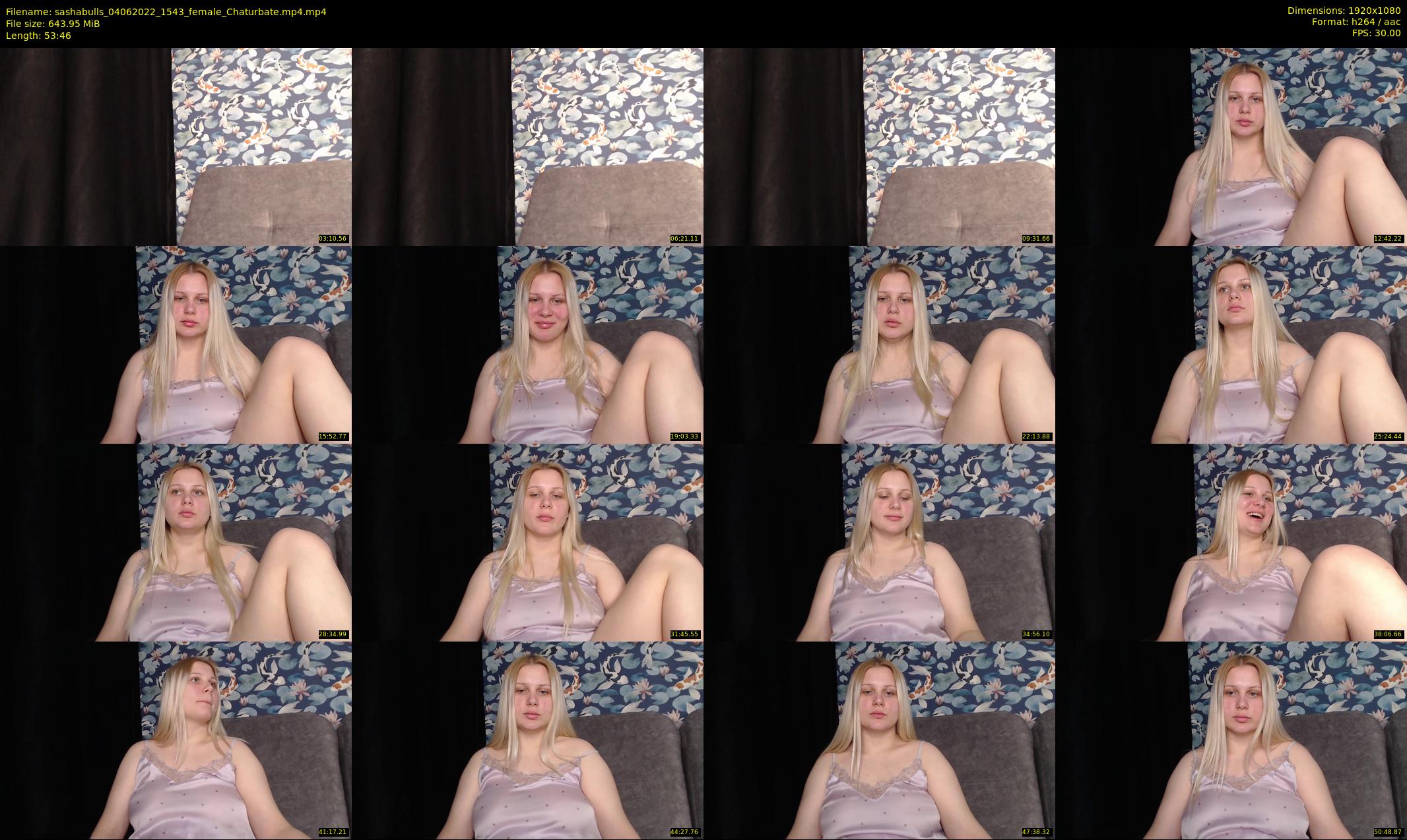 sashabulls — 54 minute Chaturbate couple cam show recording, 1080p, Jun 4, 2022