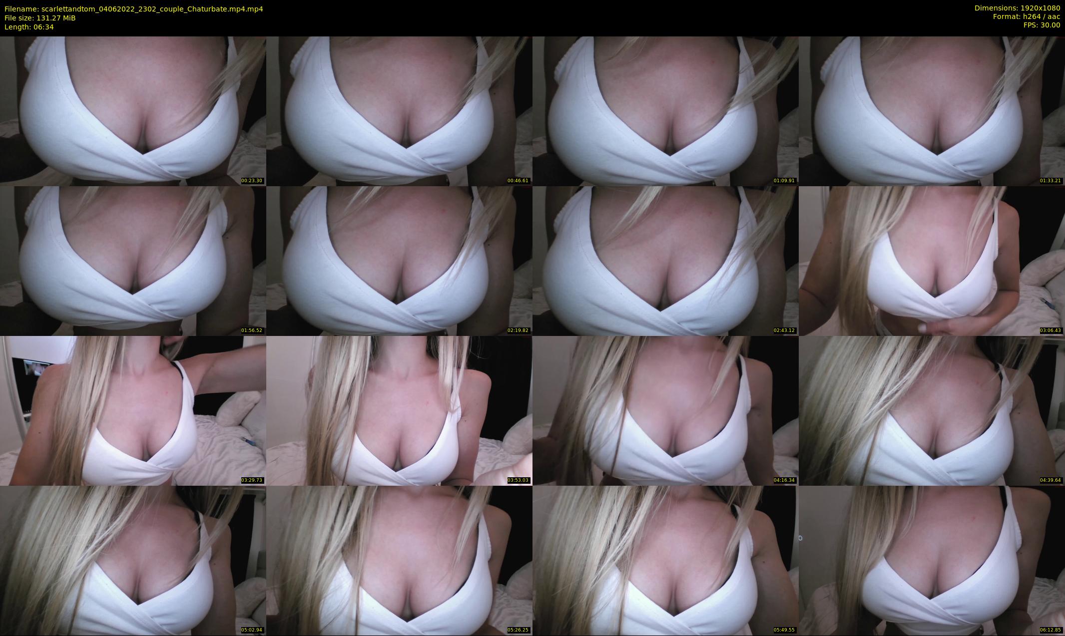 scarlettandtom — 7 minute Chaturbate couple cam show recording, 1080p, Jun 4, 2022