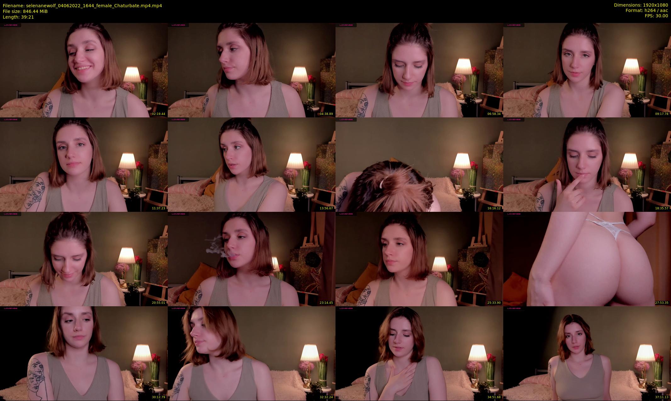 selenanewolf — 40 minute Chaturbate couple cam show recording, 1080p, Jun 4, 2022