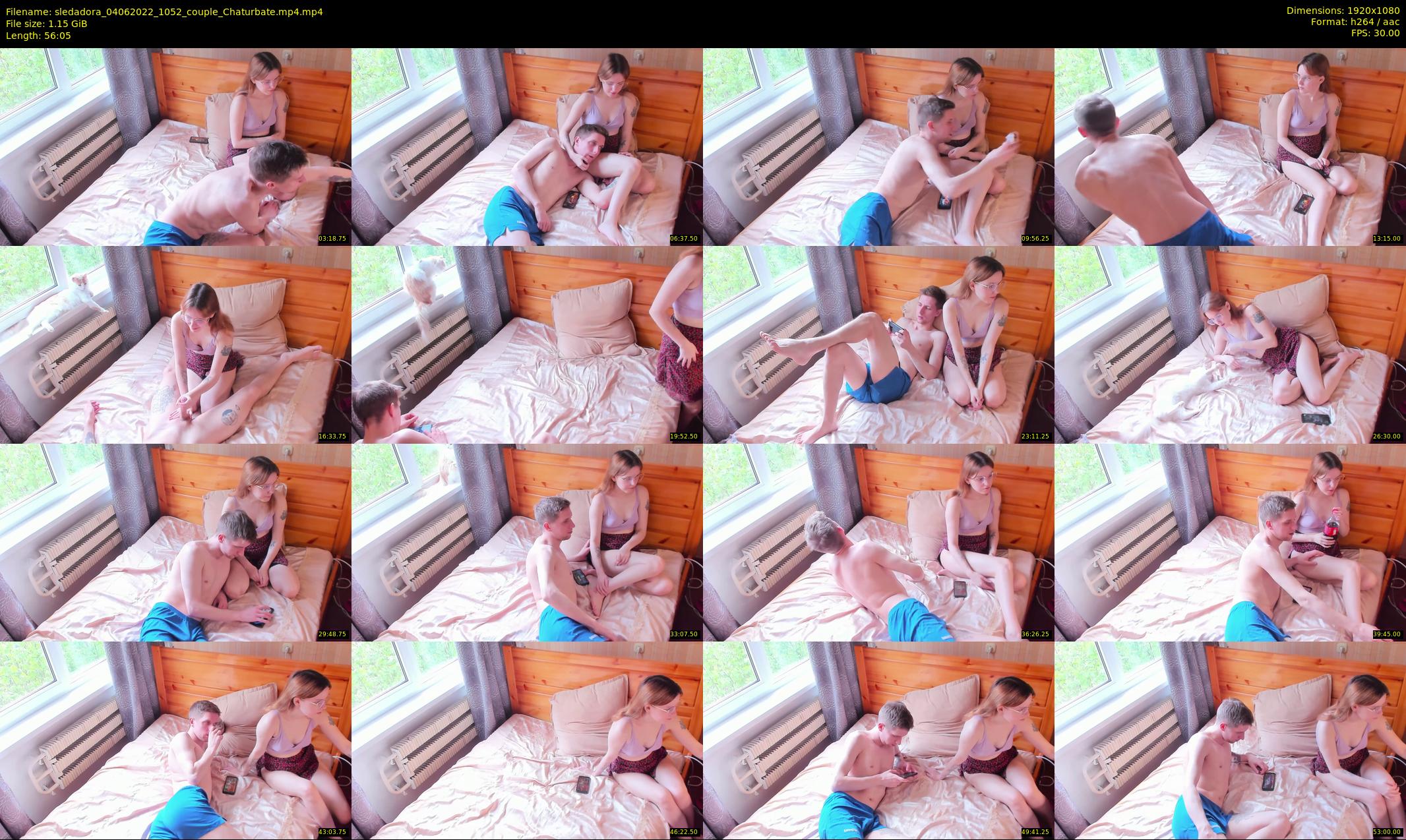 sledadora — 57 minute Chaturbate couple cam show recording, 1080p, Jun 4, 2022