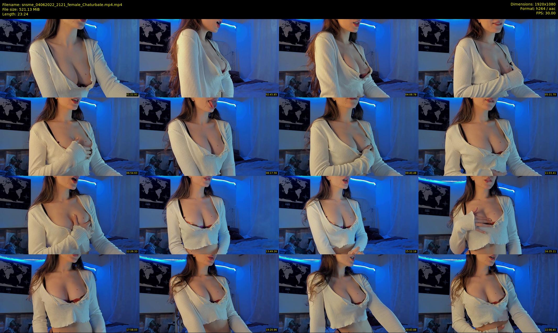 snsme — 24 minute Chaturbate female cam show recording, 1080p, Jun 4, 2022