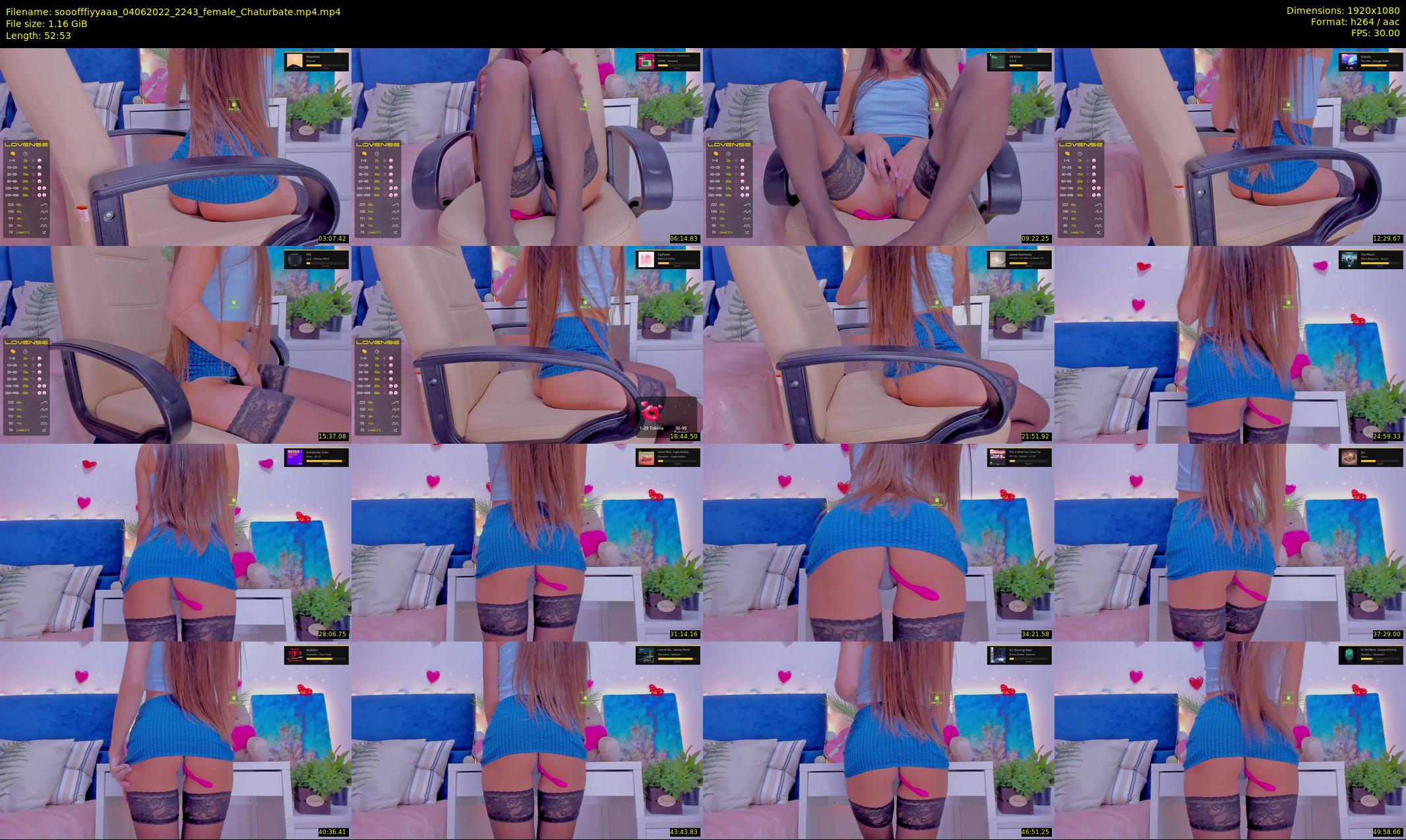 sooofffiyyaaa — 53 minute Chaturbate female cam show recording, 1080p, Jun 4, 2022
