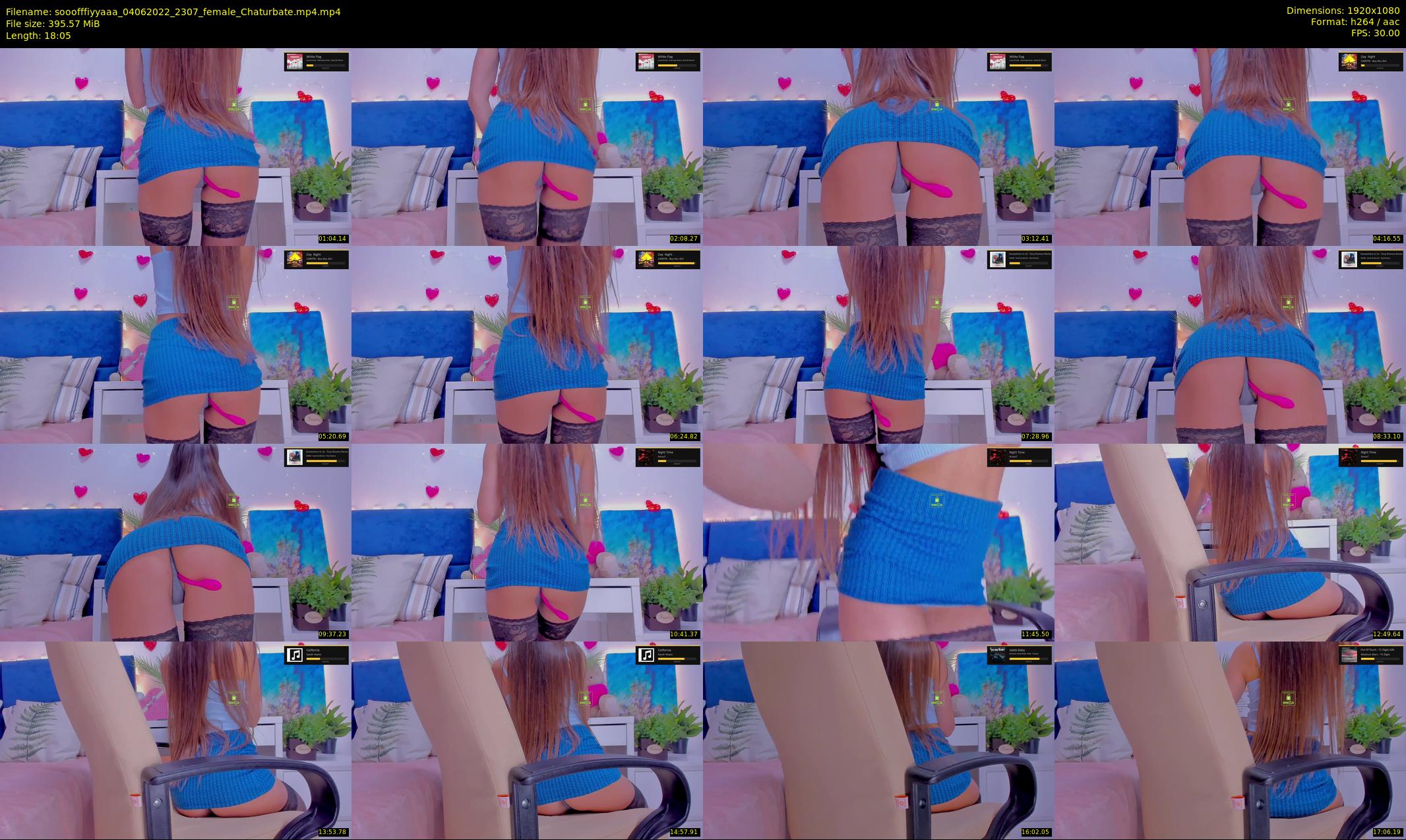 sooofffiyyaaa — 19 minute Chaturbate female cam show recording, 1080p, Jun 4, 2022