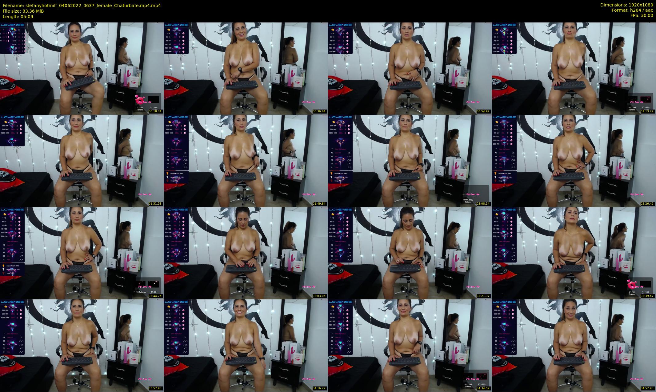 stefanyhotmilf — 6 minute Chaturbate female cam show recording, 1080p, Jun 4, 2022