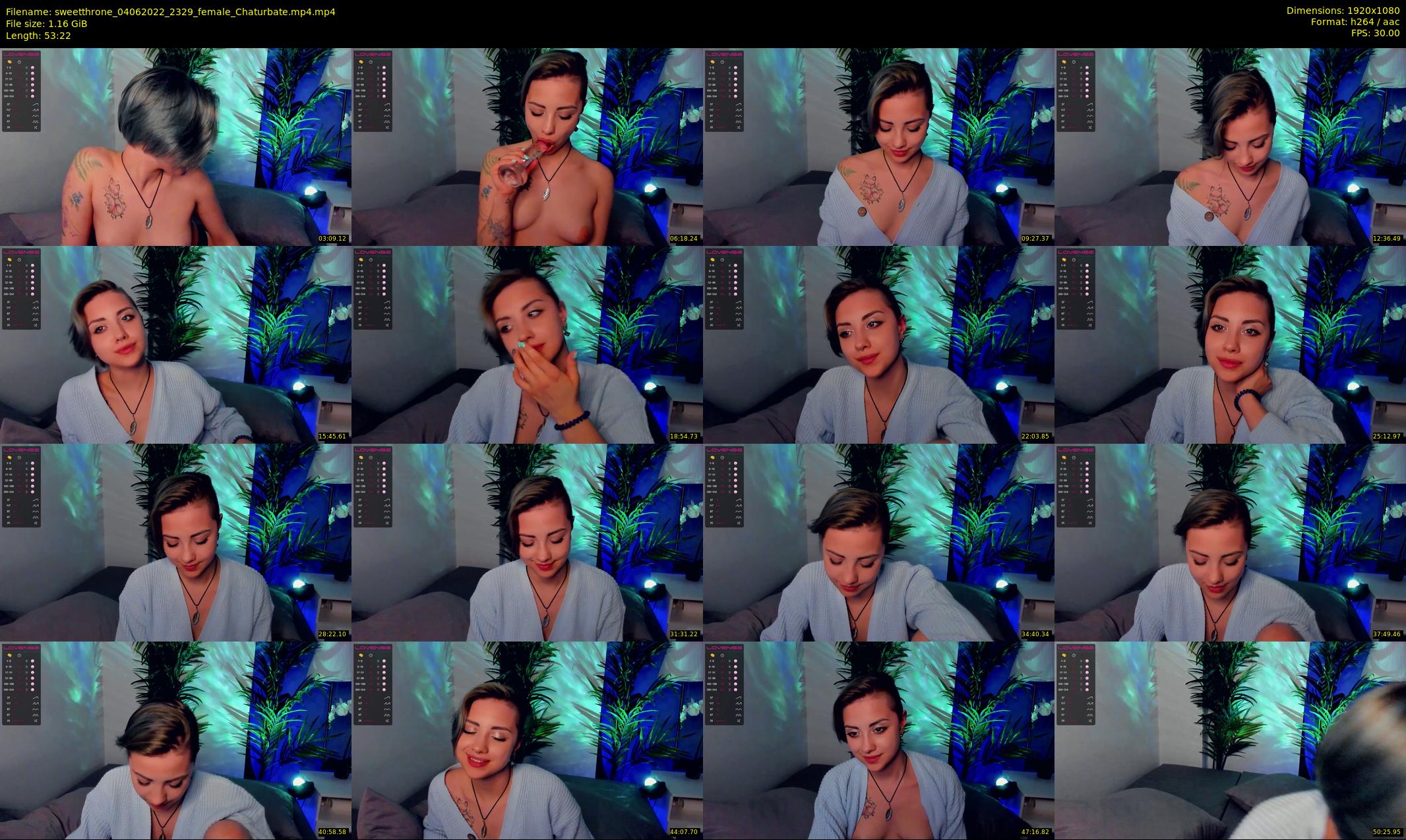 sweetthrone — 54 minute Chaturbate couple cam show recording, 1080p, Jun 4, 2022