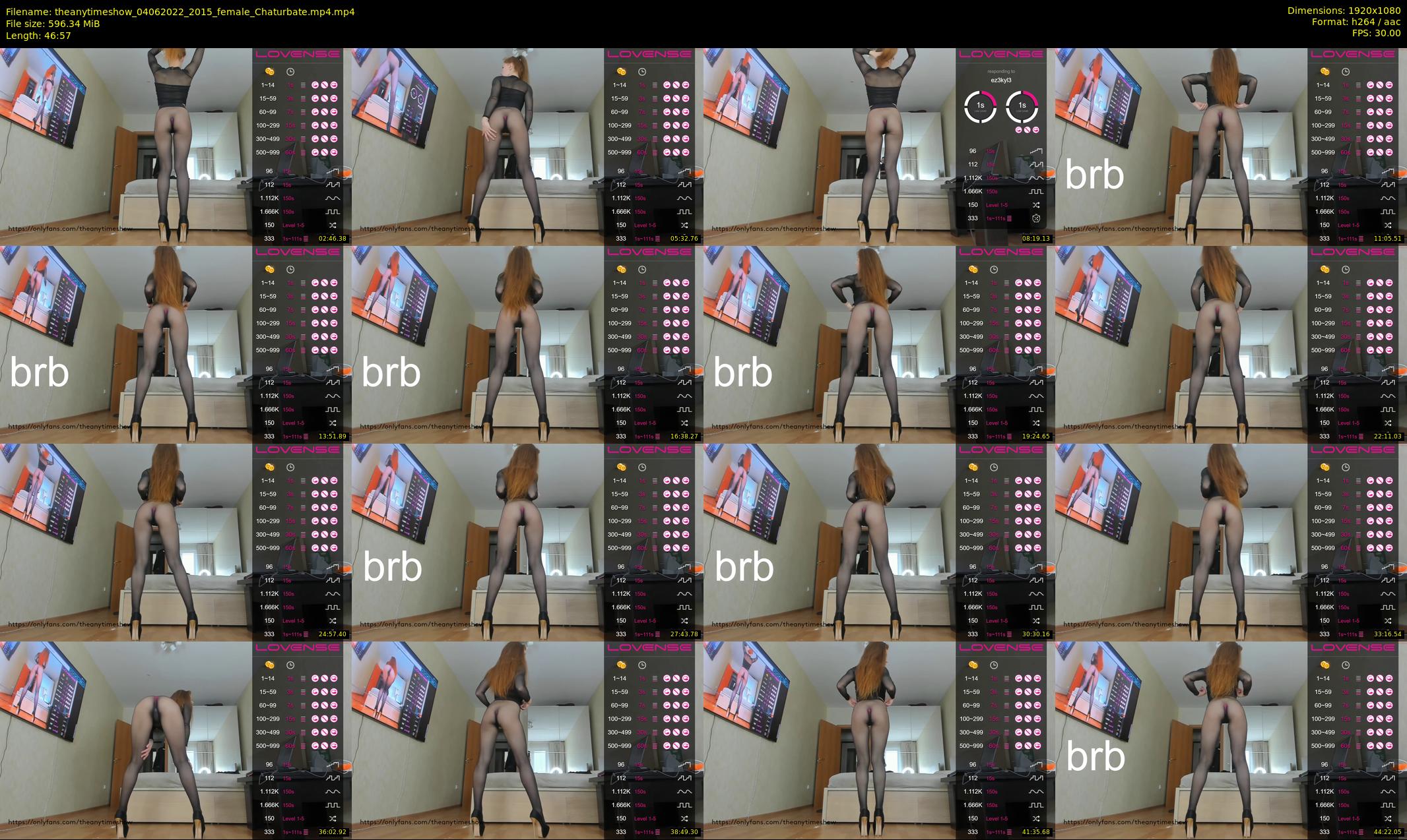 theanytimeshow — 47 minute Chaturbate female cam show recording, 1080p, Jun 4, 2022