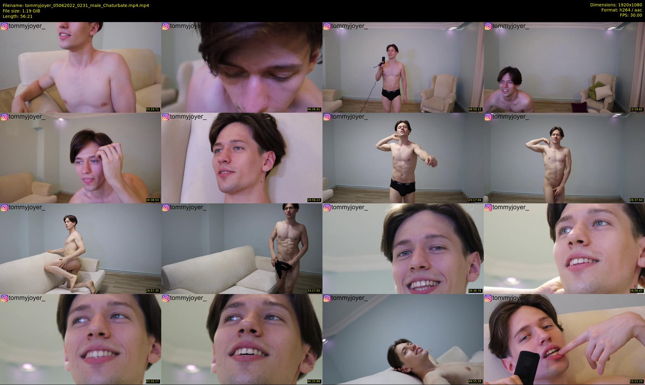 tommyjoyer — 57 minute Chaturbate male cam show recording, 1080p, Jun 5, 2022