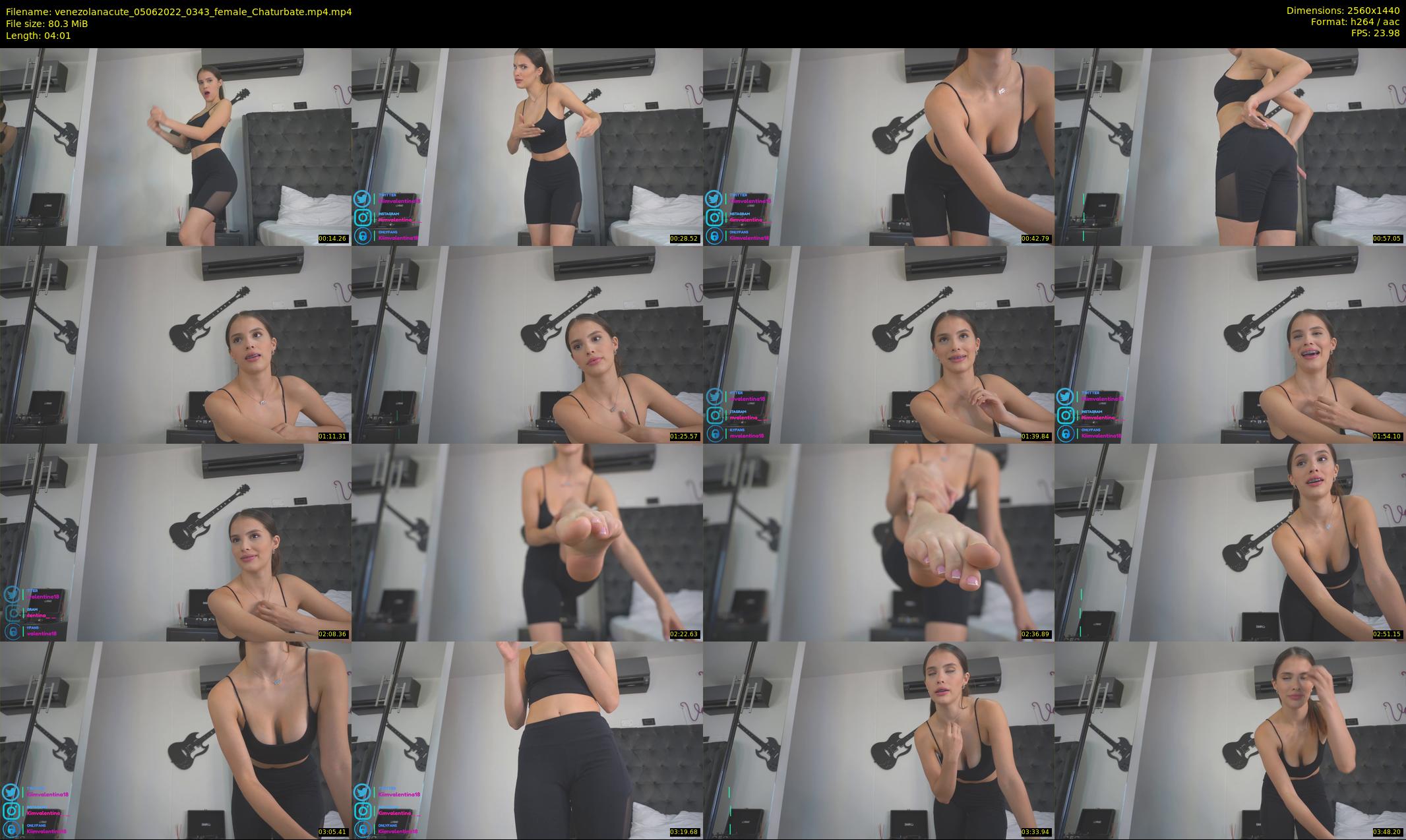 venezolanacute — 5 minute Chaturbate female cam show recording, 1080p, Jun 5, 2022