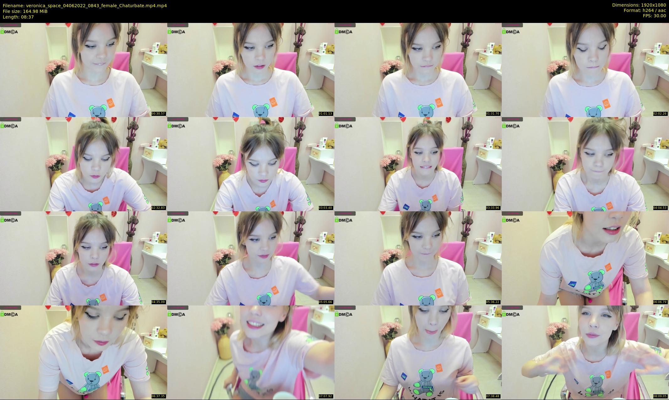 veronica_space — 9 minute Chaturbate female cam show recording, 1080p, Jun 4, 2022
