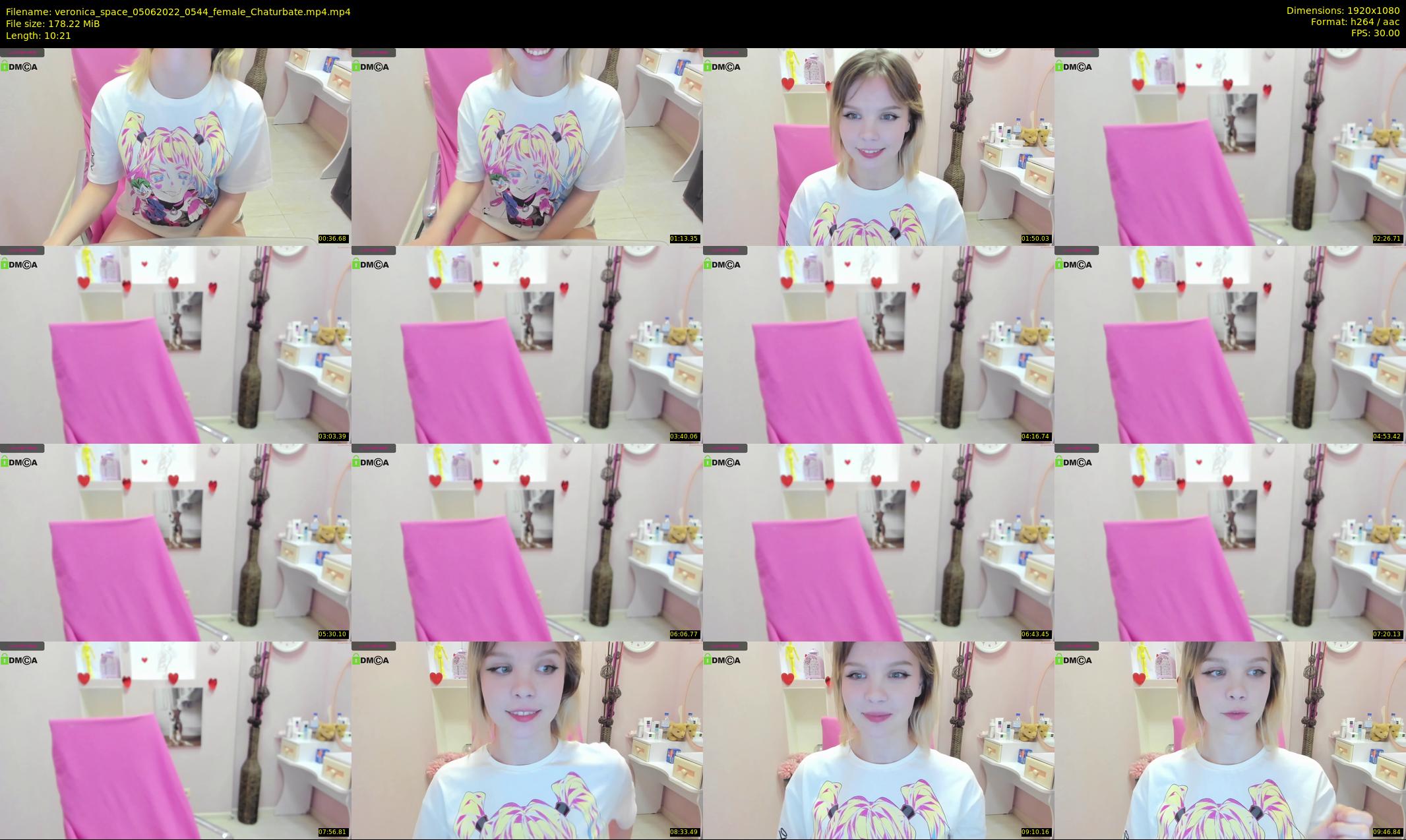 veronica_space — 11 minute Chaturbate female cam show recording, 1080p, Jun 5, 2022