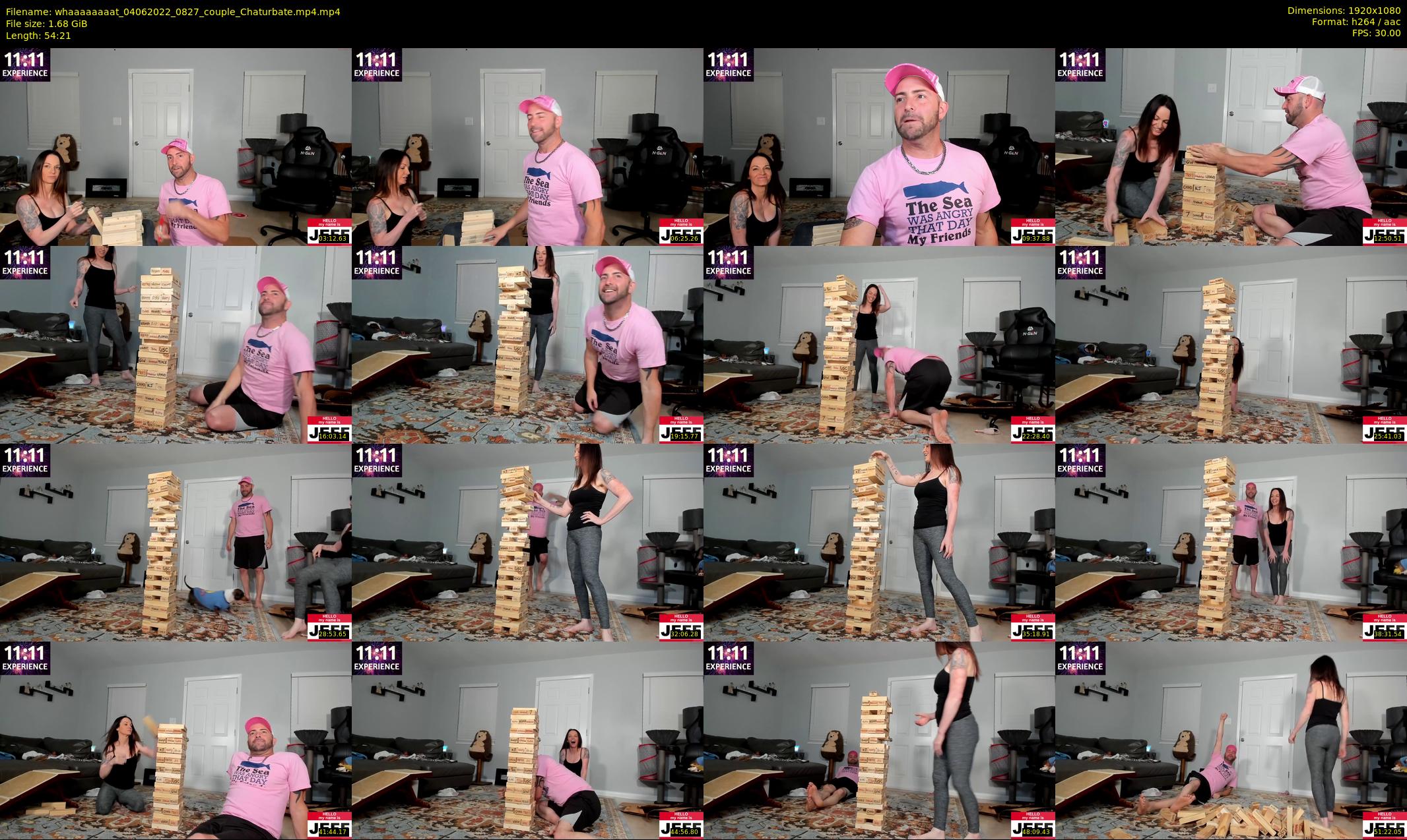whaaaaaaaat — 55 minute Chaturbate couple cam show recording, 1080p, Jun 4, 2022