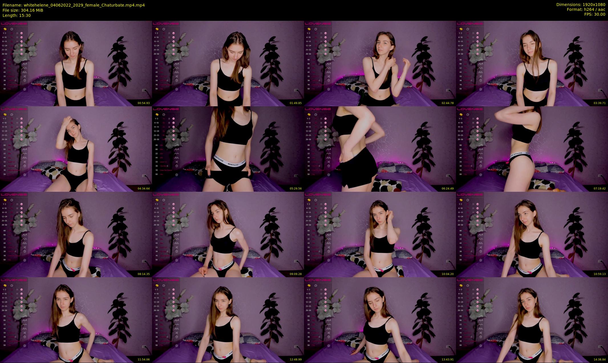 whitehelene — 16 minute Chaturbate female cam show recording, 1080p, Jun 4, 2022
