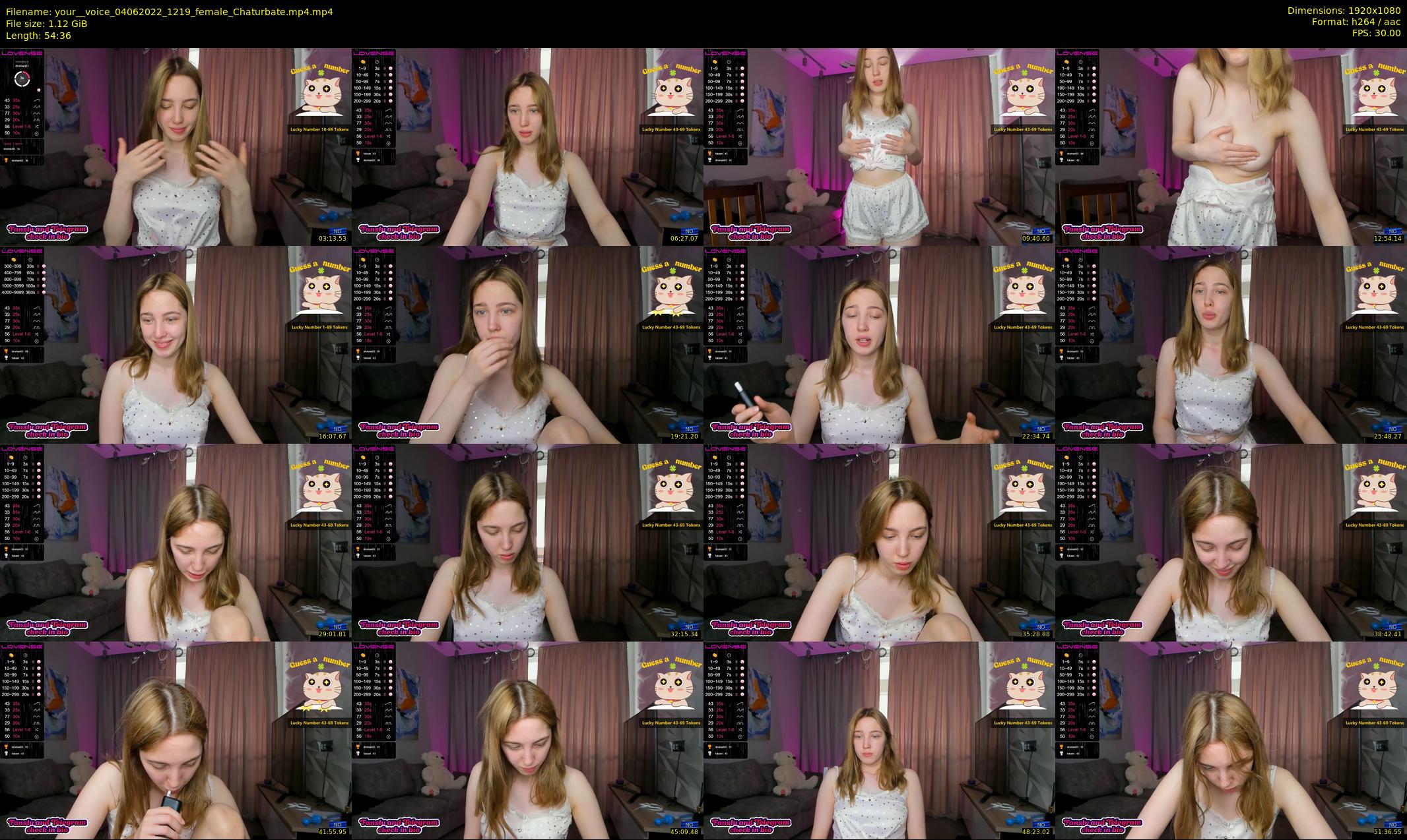 your__voice — 55 minute Chaturbate female cam show recording, 1080p, Jun 4, 2022