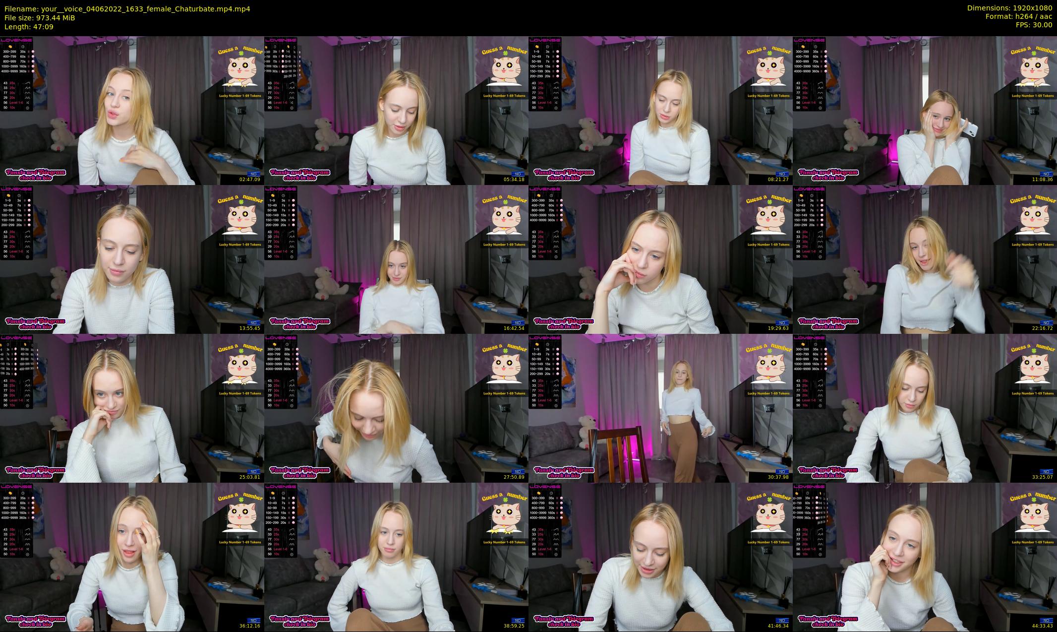 your__voice — 48 minute Chaturbate female cam show recording, 1080p, Jun 4, 2022