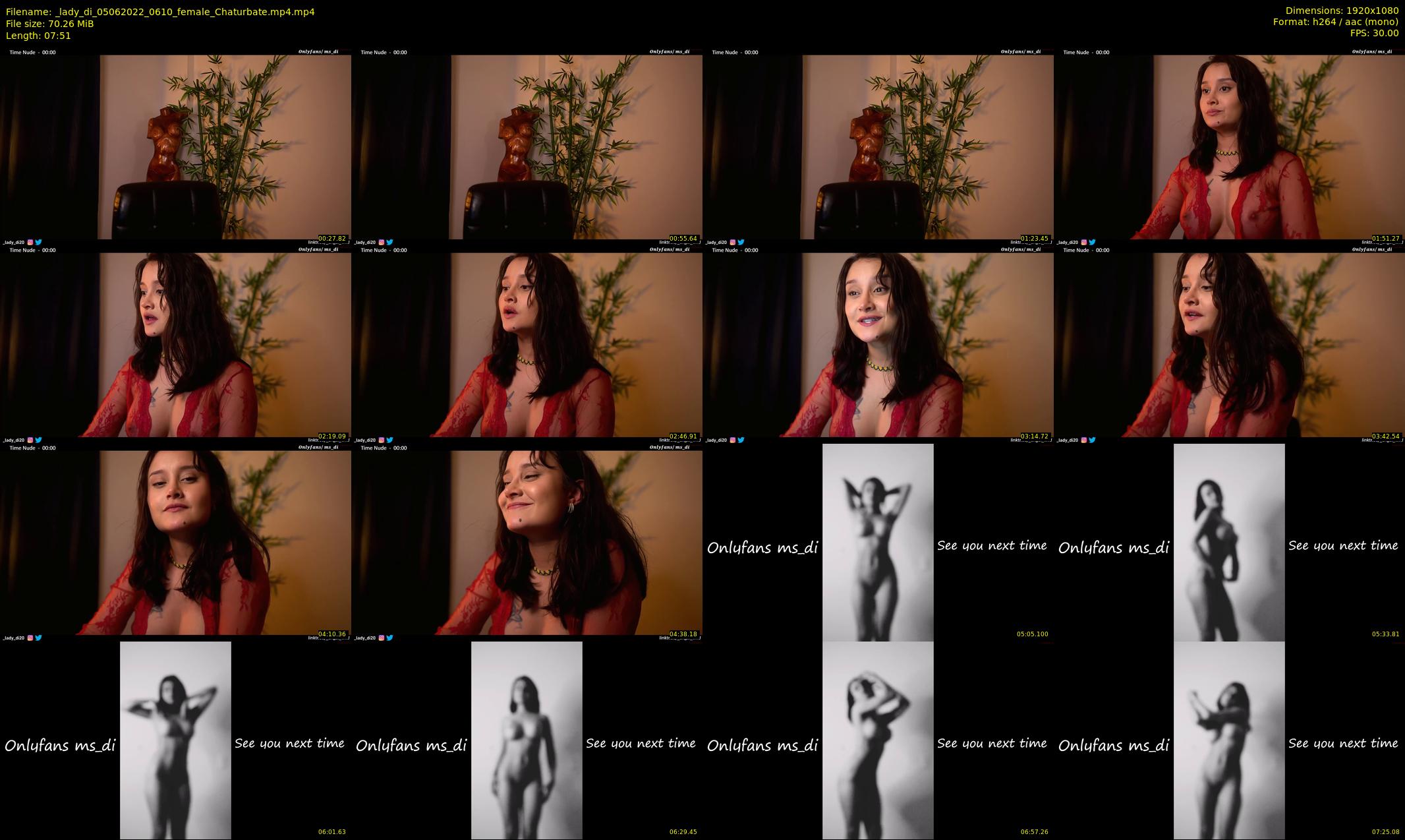 _lady_di — 8 minute Chaturbate female cam show recording, 1080p, Jun 5, 2022