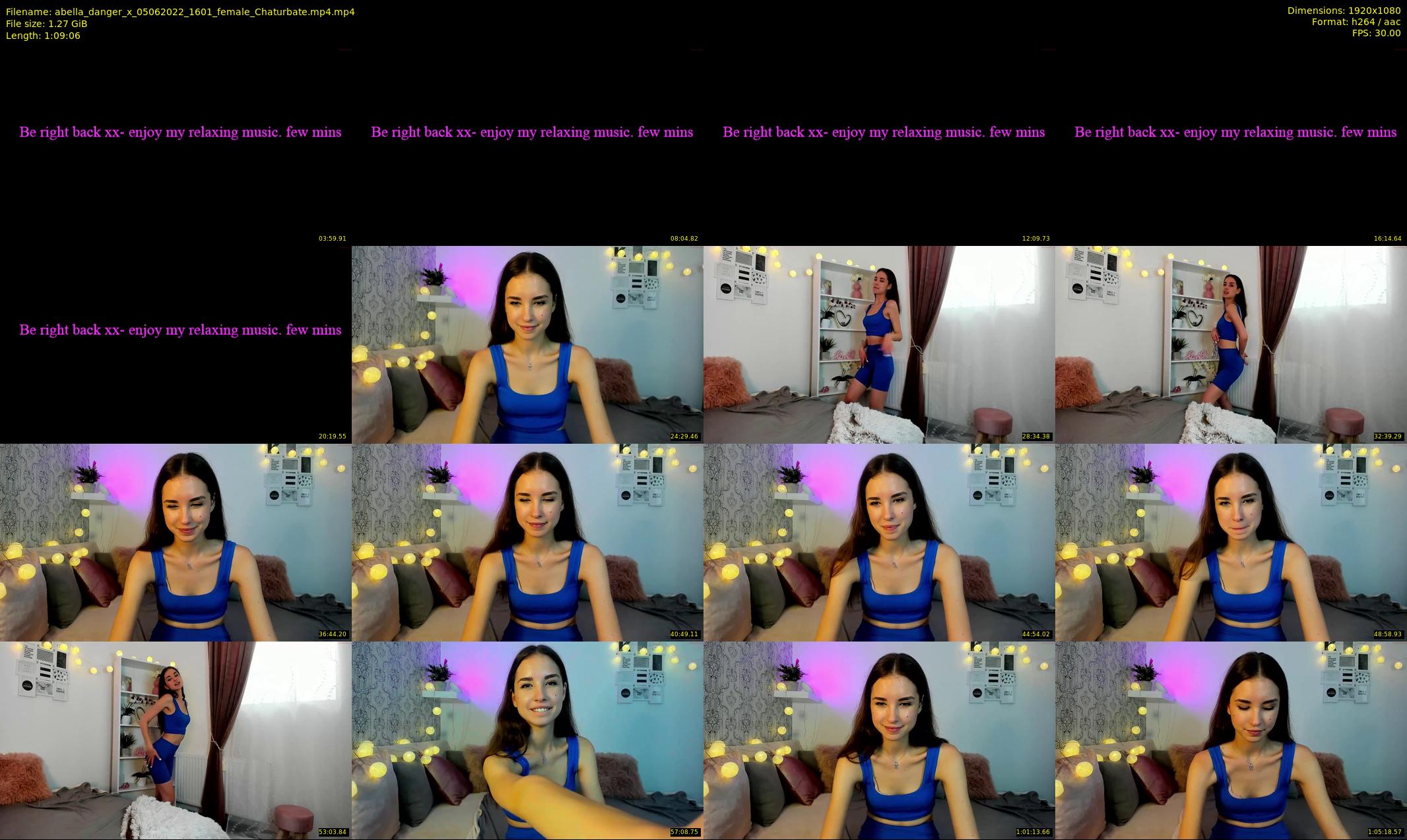 abella_danger_x — 70 minute Chaturbate female cam show recording, 1080p, Jun 5, 2022