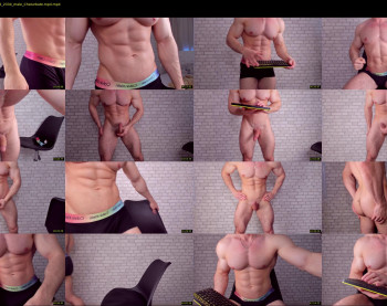 adam_muscle_ — 54 minute Chaturbate male cam show recording, 1080p, Jun 5, 2022