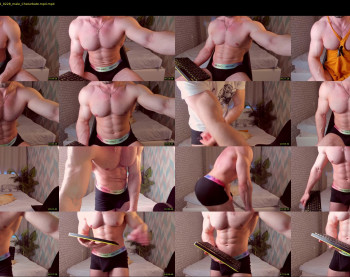 adam_muscle_ — 54 minute Chaturbate male cam show recording, 1080p, Jun 6, 2022