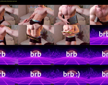 adam_muscle_ — 55 minute Chaturbate male cam show recording, 1080p, Jun 6, 2022