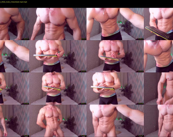 adam_muscle_ — 7 minute Chaturbate male cam show recording, 1080p, Jun 6, 2022