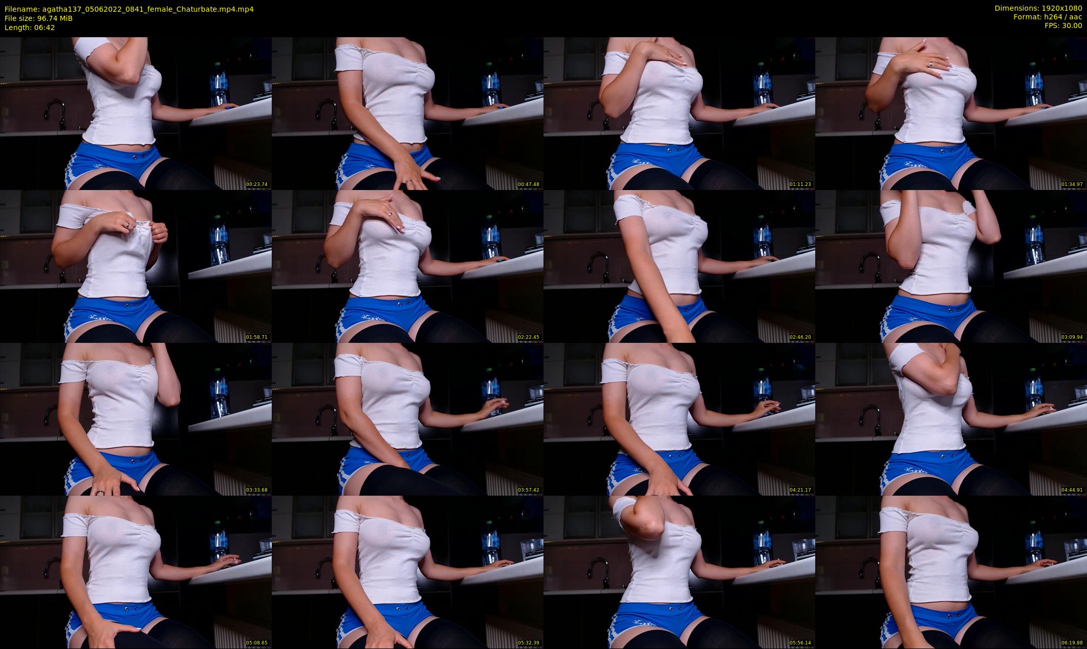 agatha137 — 7 minute Chaturbate female cam show recording, 1080p, Jun 5, 2022