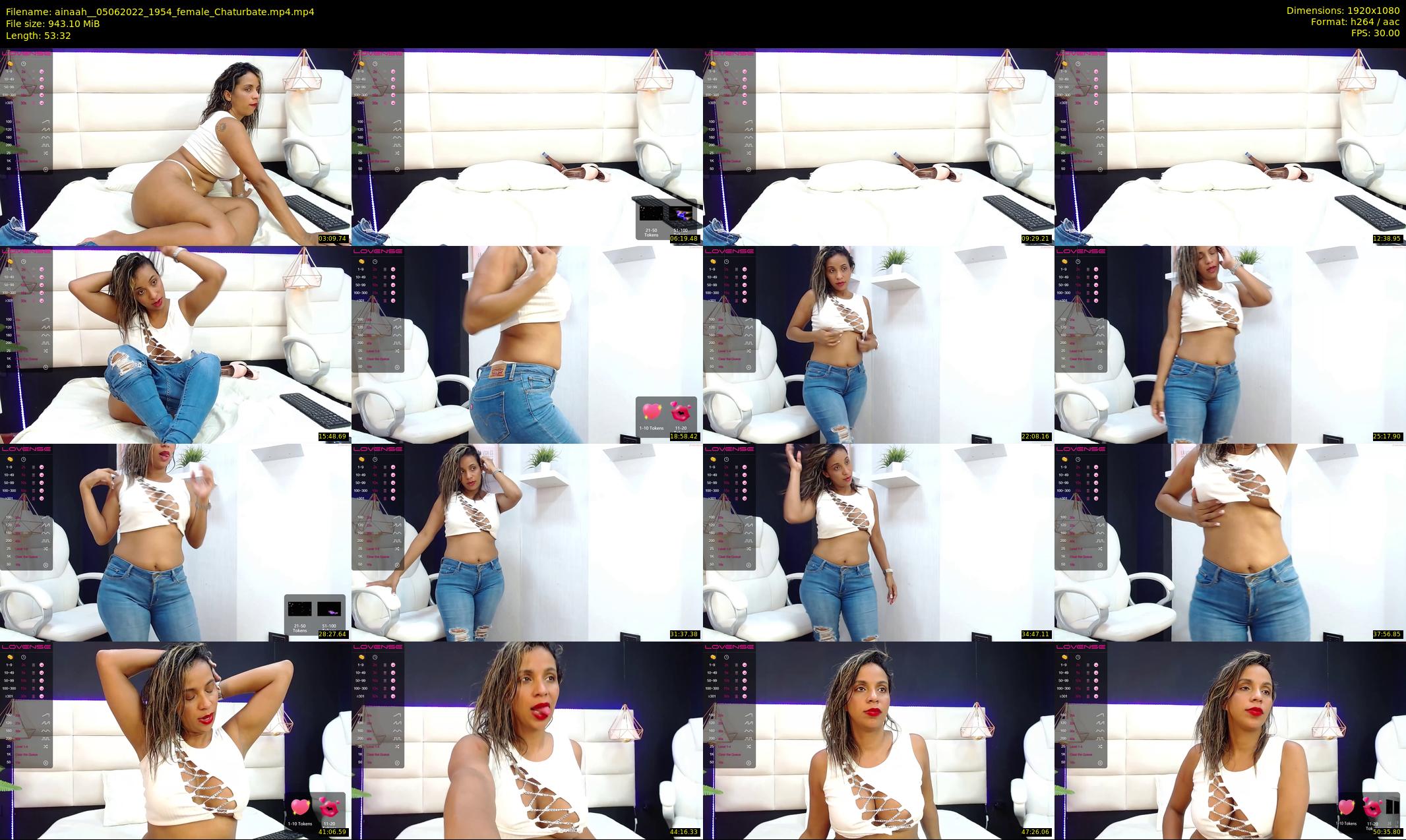 ainaah_ — 54 minute Chaturbate female cam show recording, 1080p, Jun 5, 2022